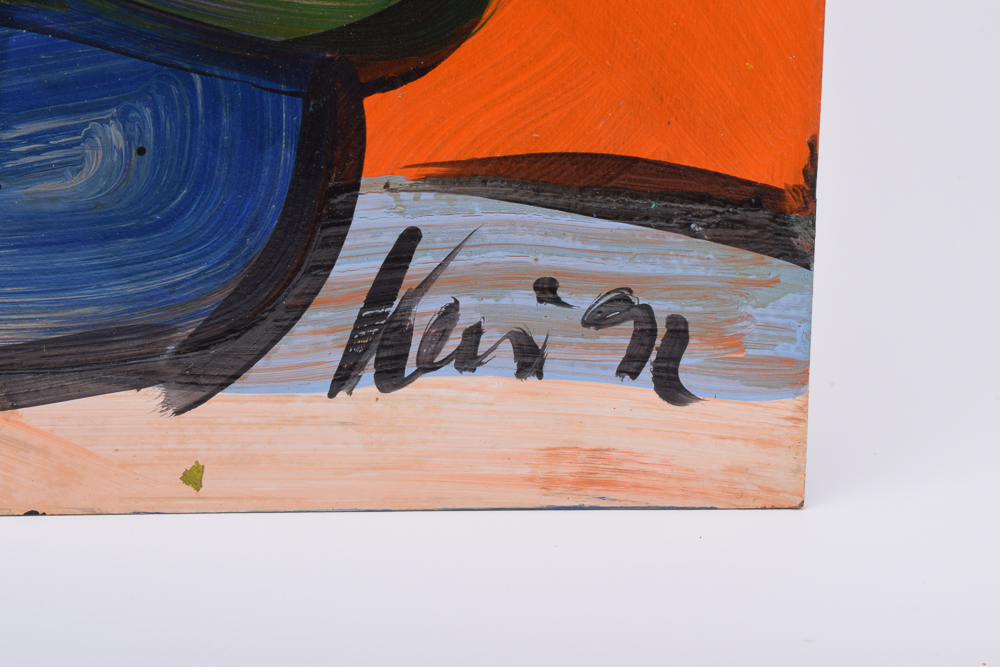 Peter Keil Oil Painting on Masonite "Flowers II"