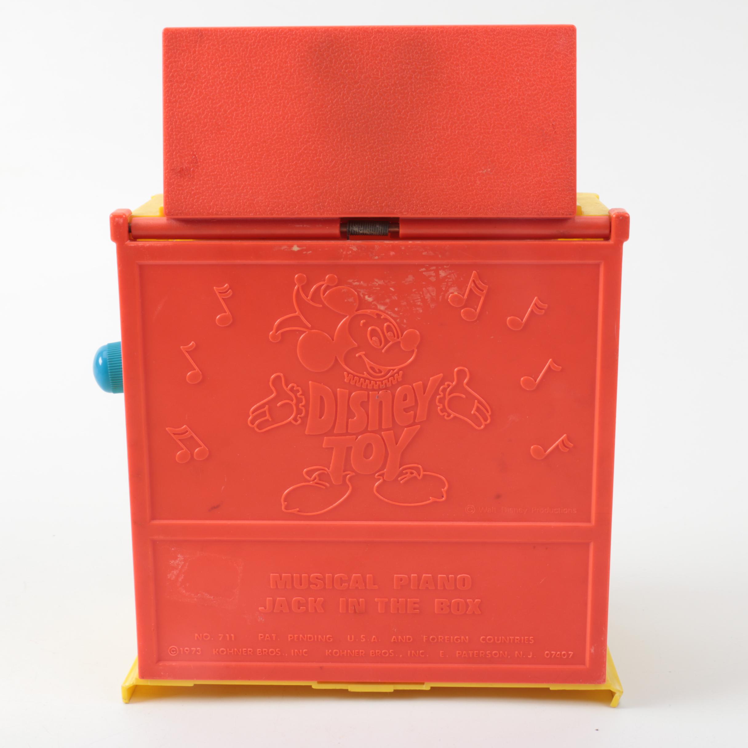 Disney Musical and Jack in the Box Toys