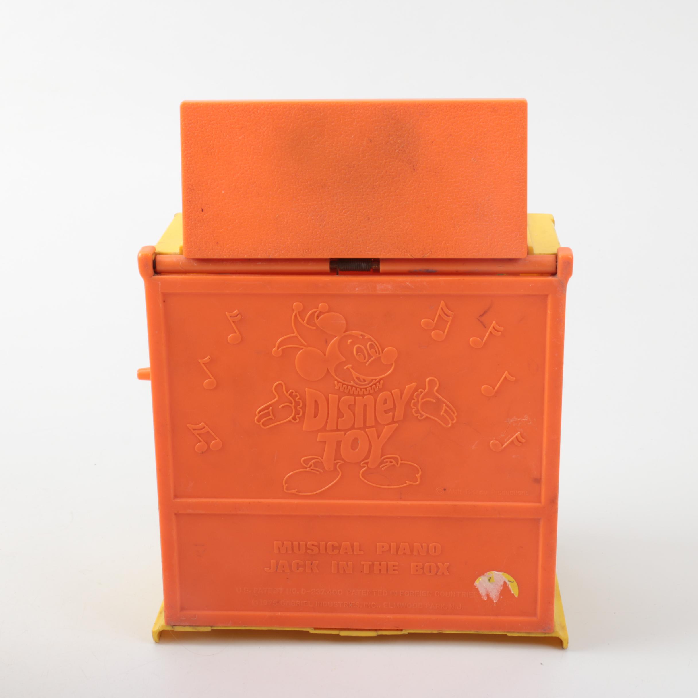 Disney Musical and Jack in the Box Toys