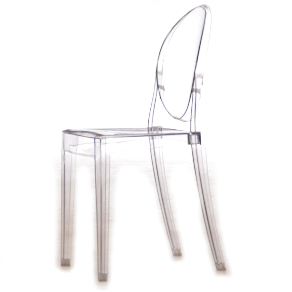 Set of Four "Ghost" Style Chairs