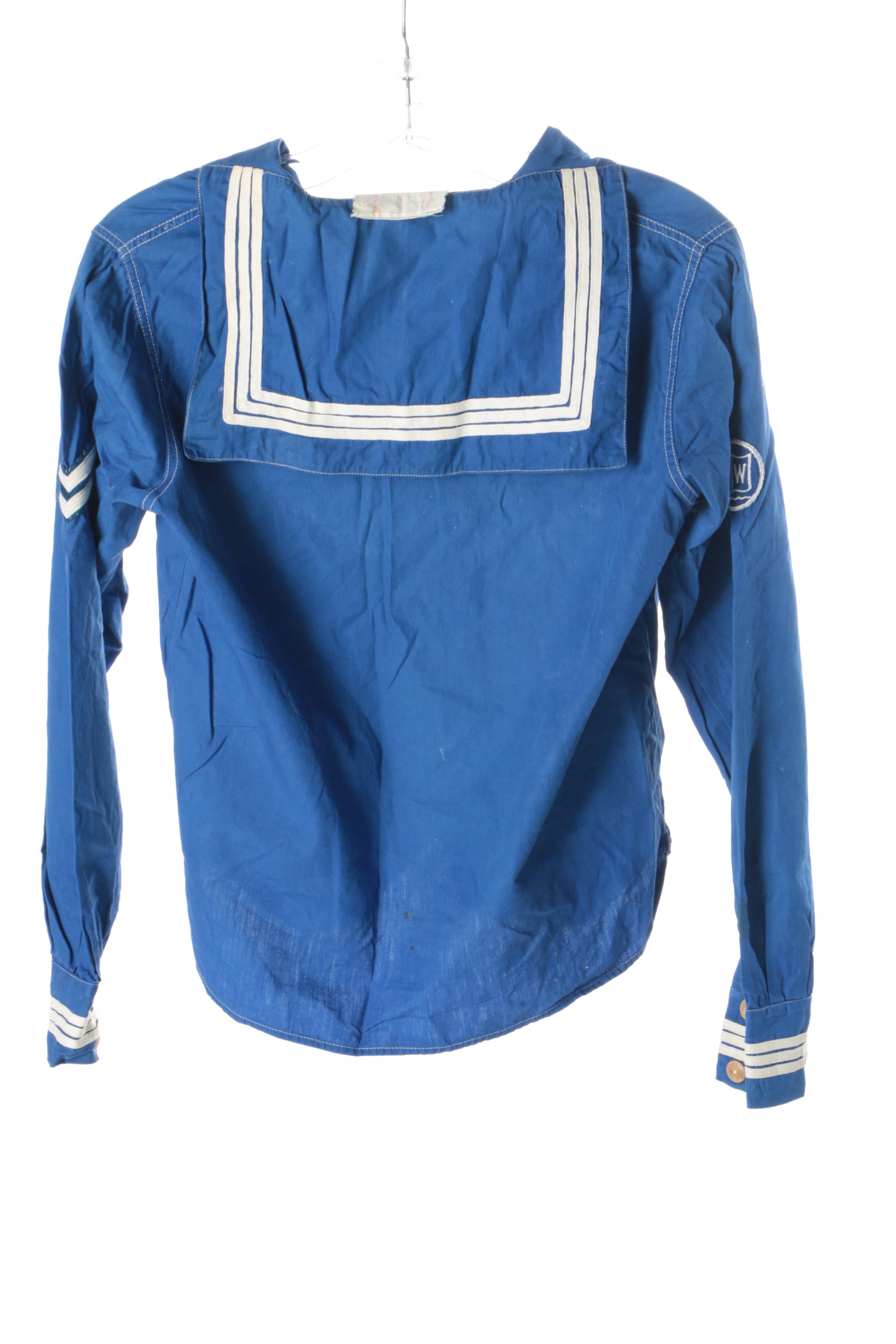 1940s Vintage Mariner Girl Scouts Uniform