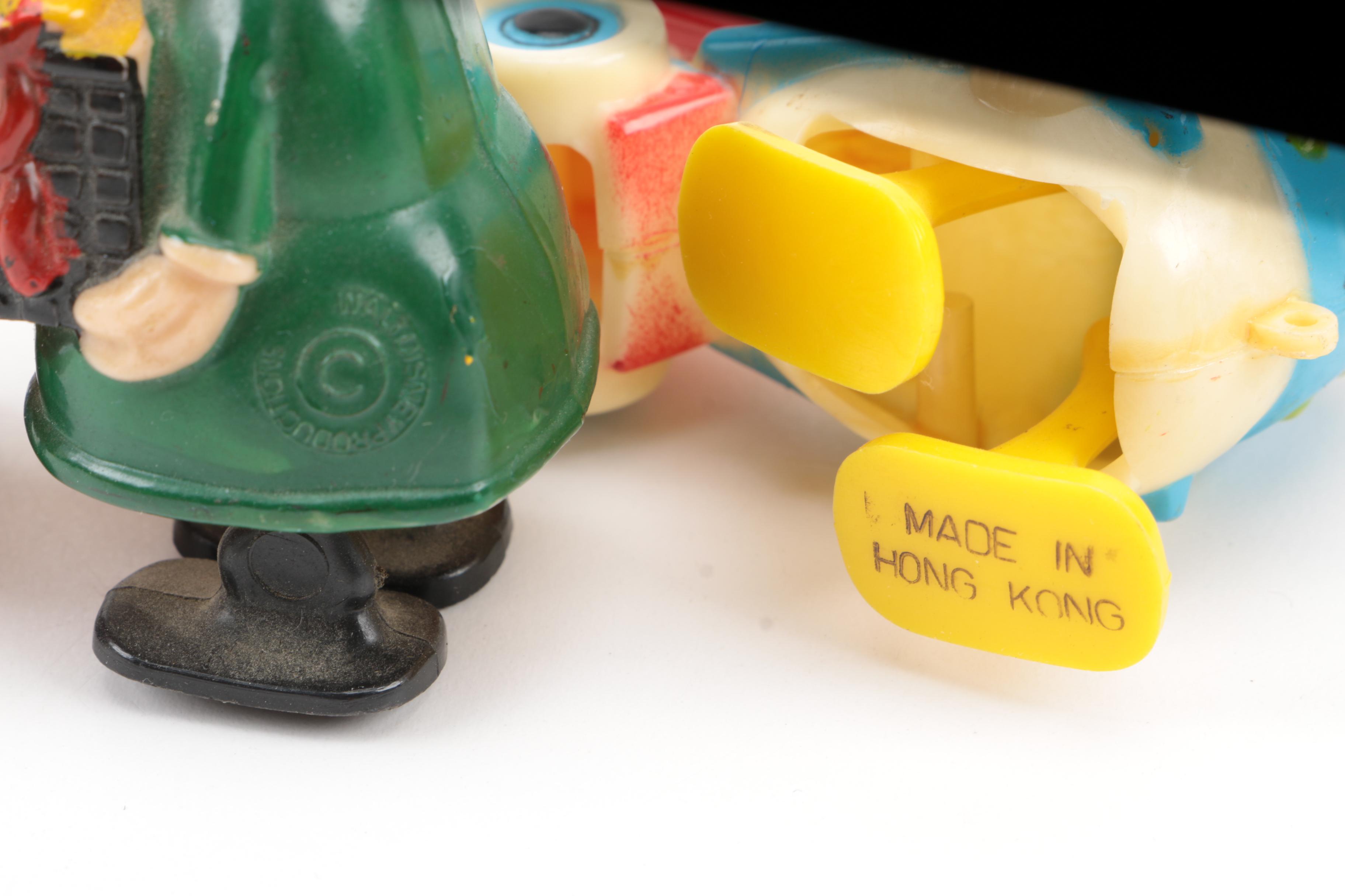 Assortment of Disney Plastic Figurines including Mickey, Minnie, Donald and More