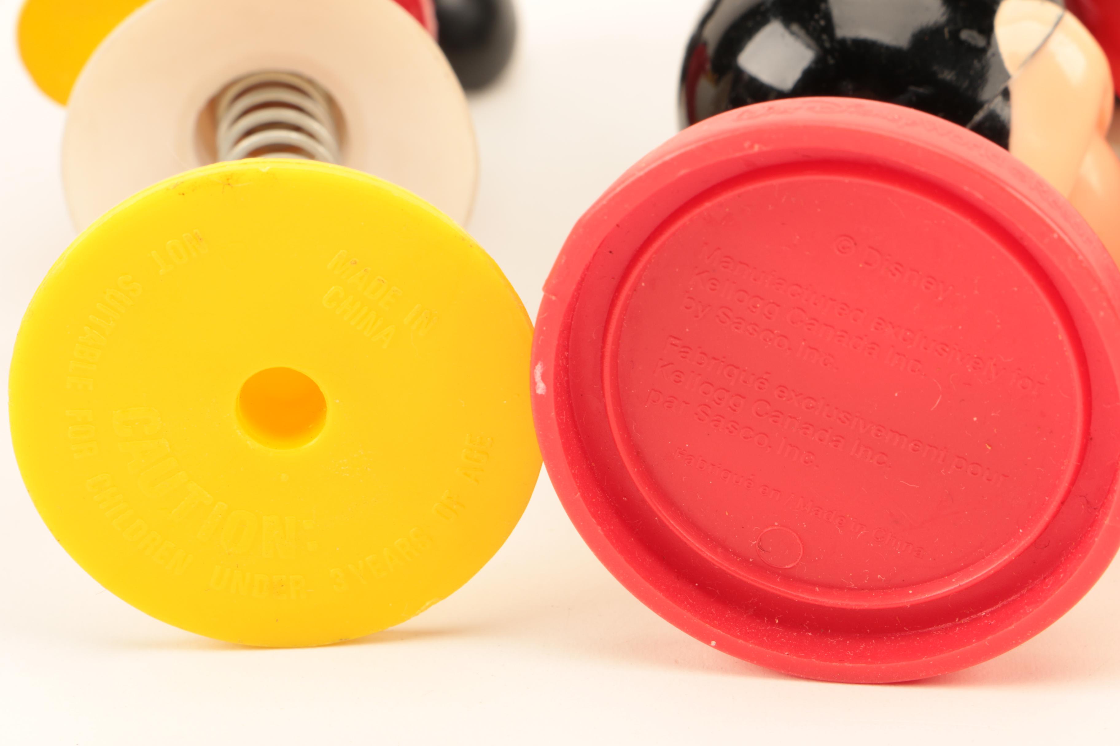 Assortment of Disney Plastic Figurines including Mickey, Minnie, Donald and More