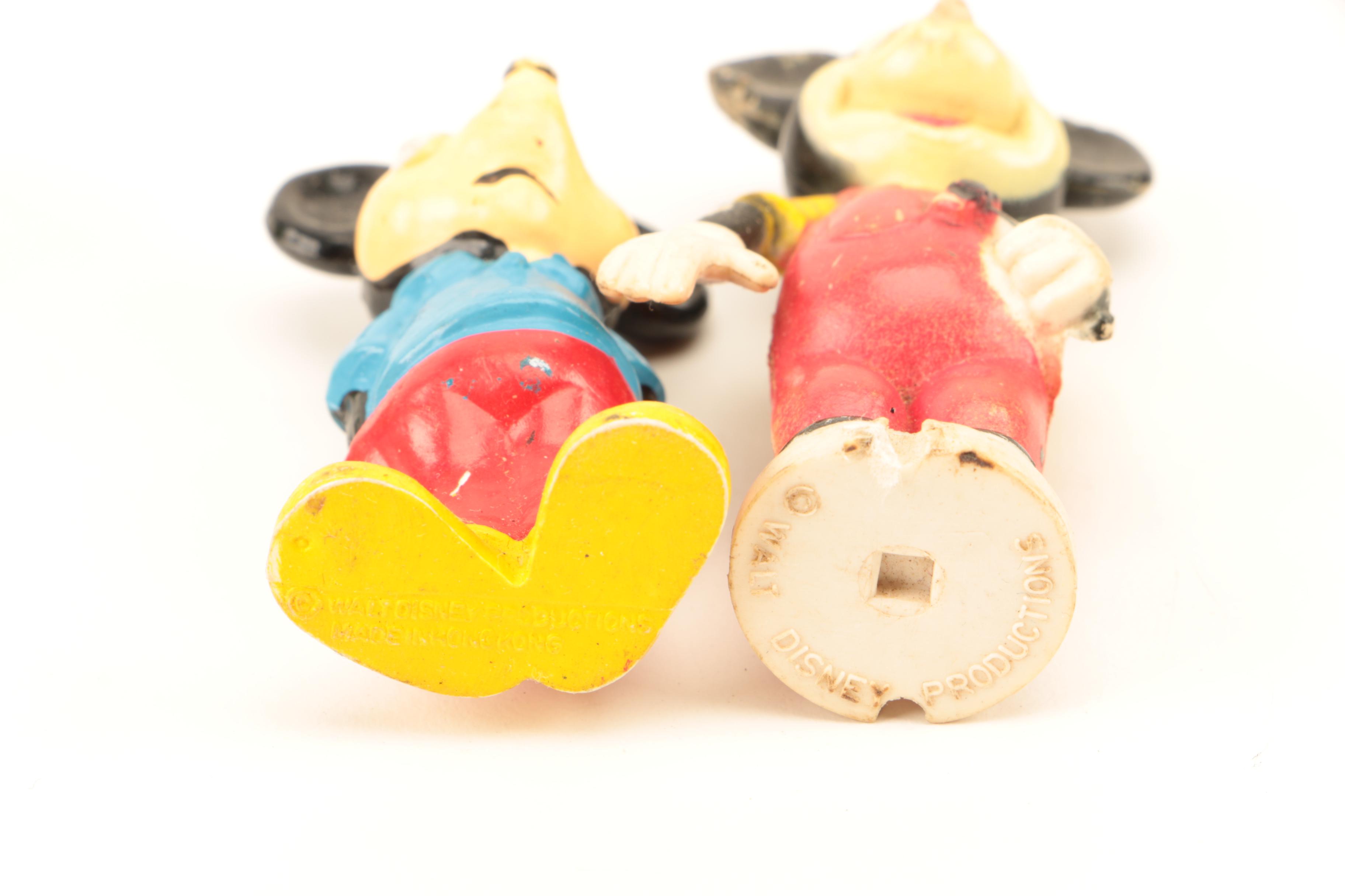 Assortment of Disney Plastic Figurines including Mickey, Minnie, Donald and More