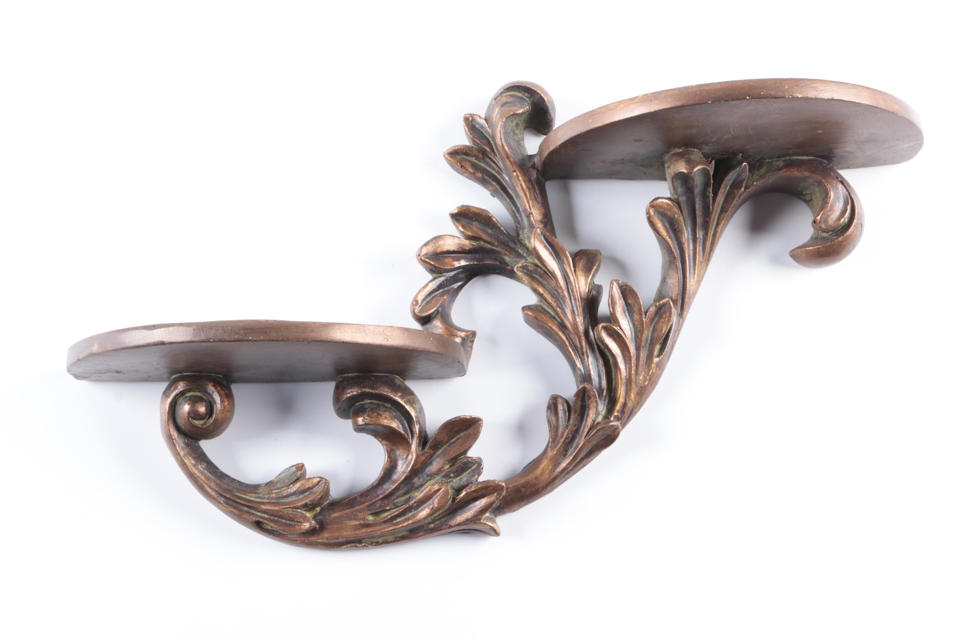 Wooden Wall Display Shelves