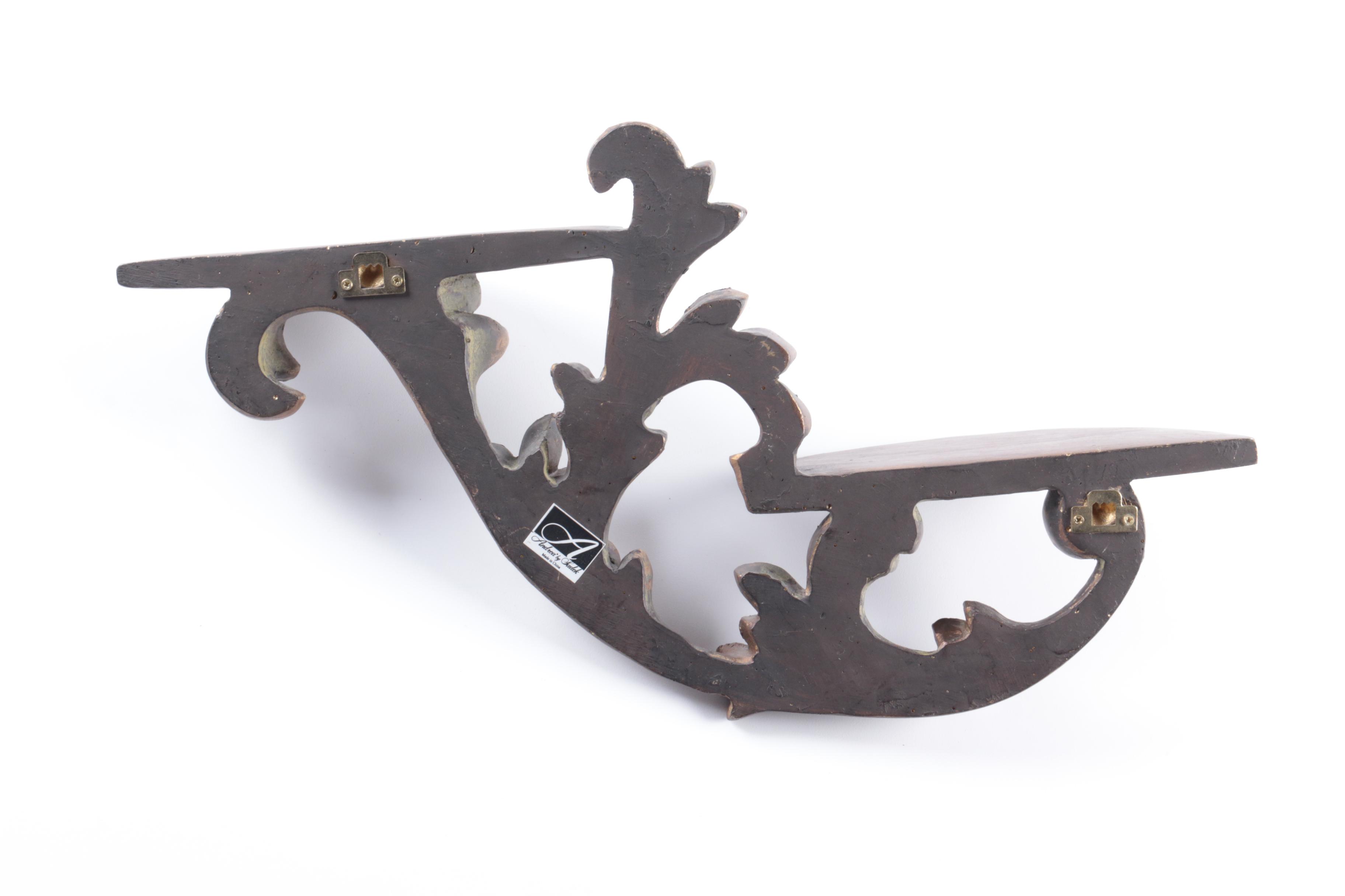 Wooden Wall Display Shelves