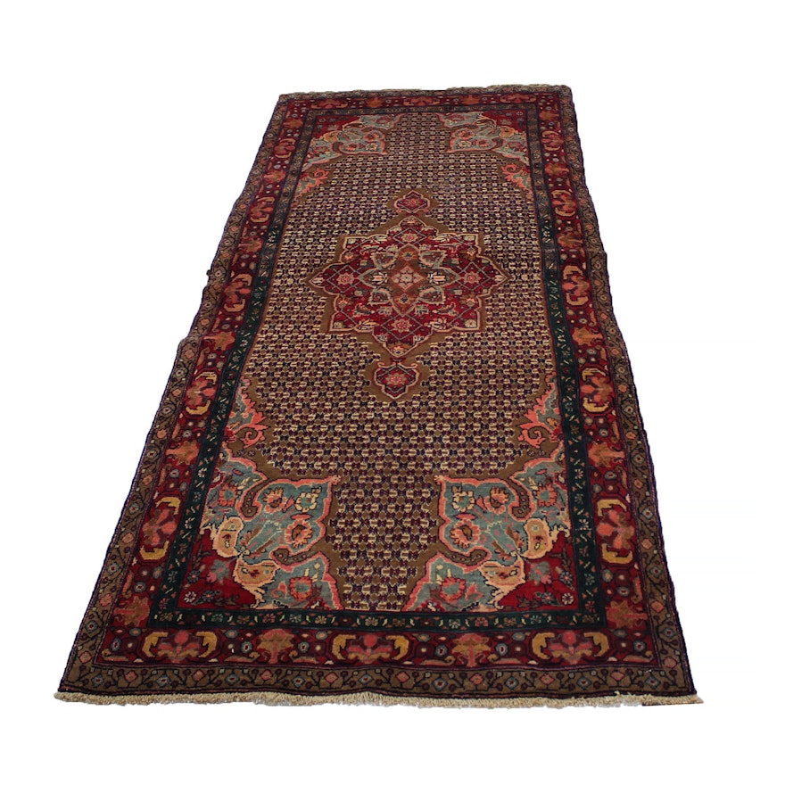 Hand-Knotted Persian Koliai Long Rug