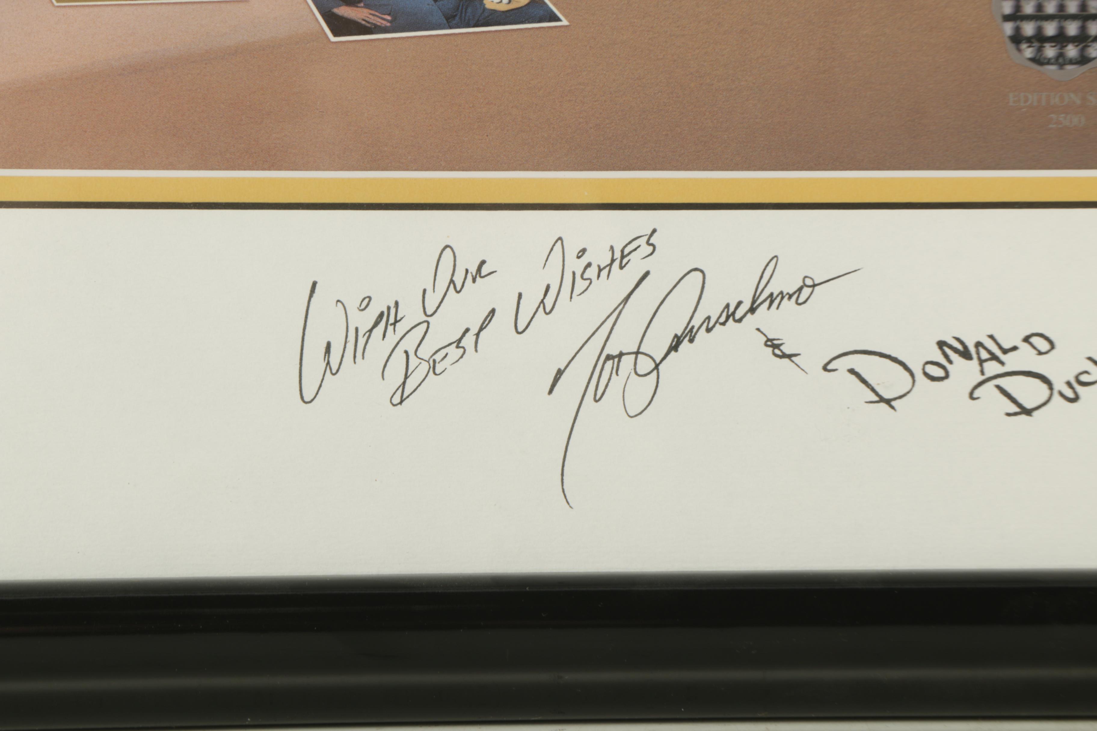 Limited Edition Disney Animation Cels Featuring Donald Duck and Sleeping Beauty