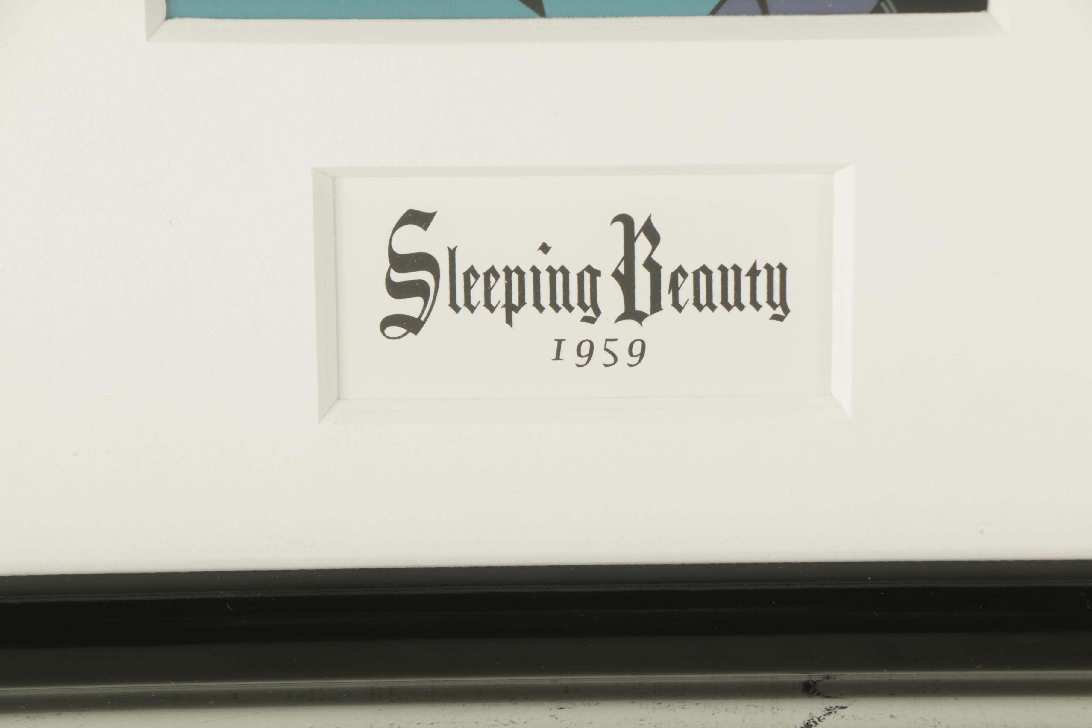 Limited Edition Disney Animation Cels Featuring Donald Duck and Sleeping Beauty