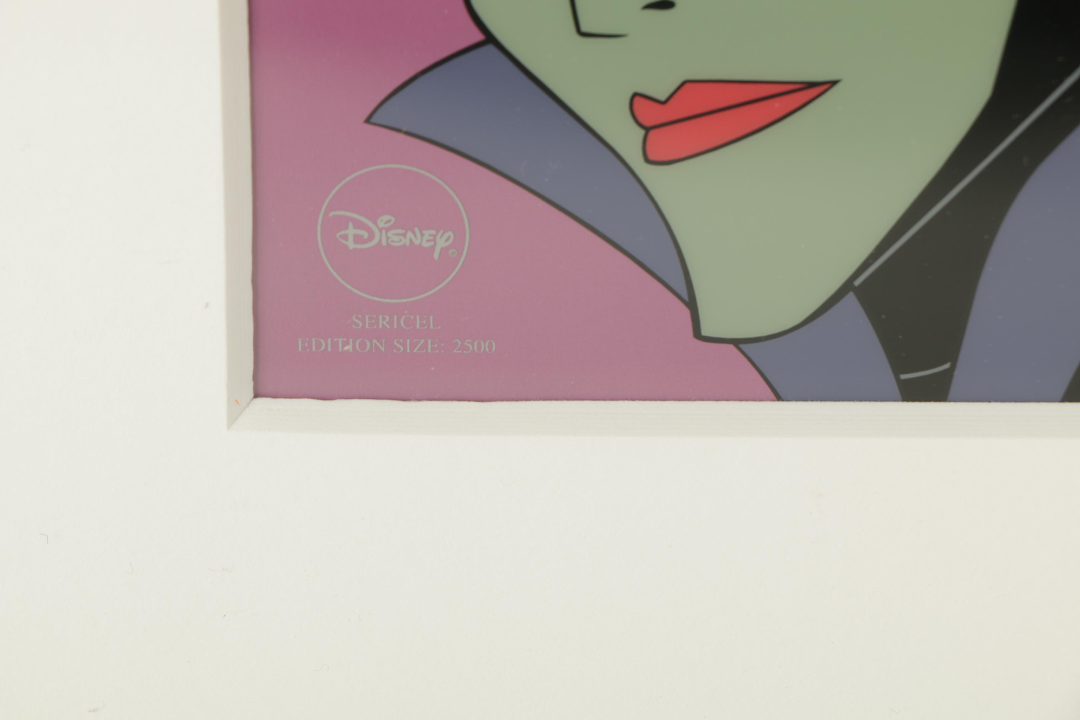 Limited Edition Disney Animation Cels Featuring Donald Duck and Sleeping Beauty