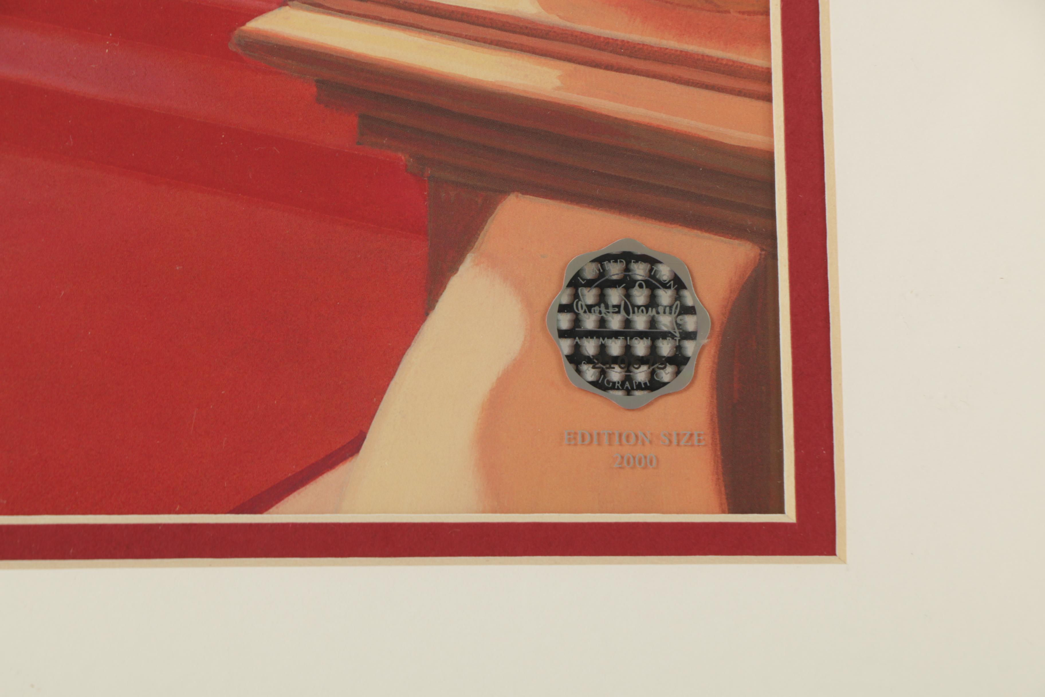 Limited Edition Animation Cel from Disney's "Cinderella"