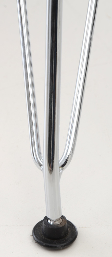 Pair of Eames Style Eiffel Base Side Chairs