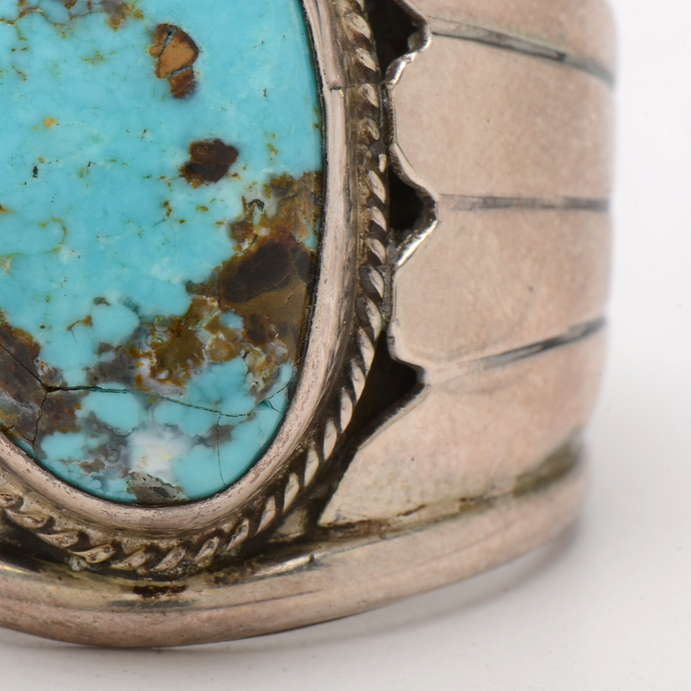Southwestern Style Sterling Silver Turquoise Ring