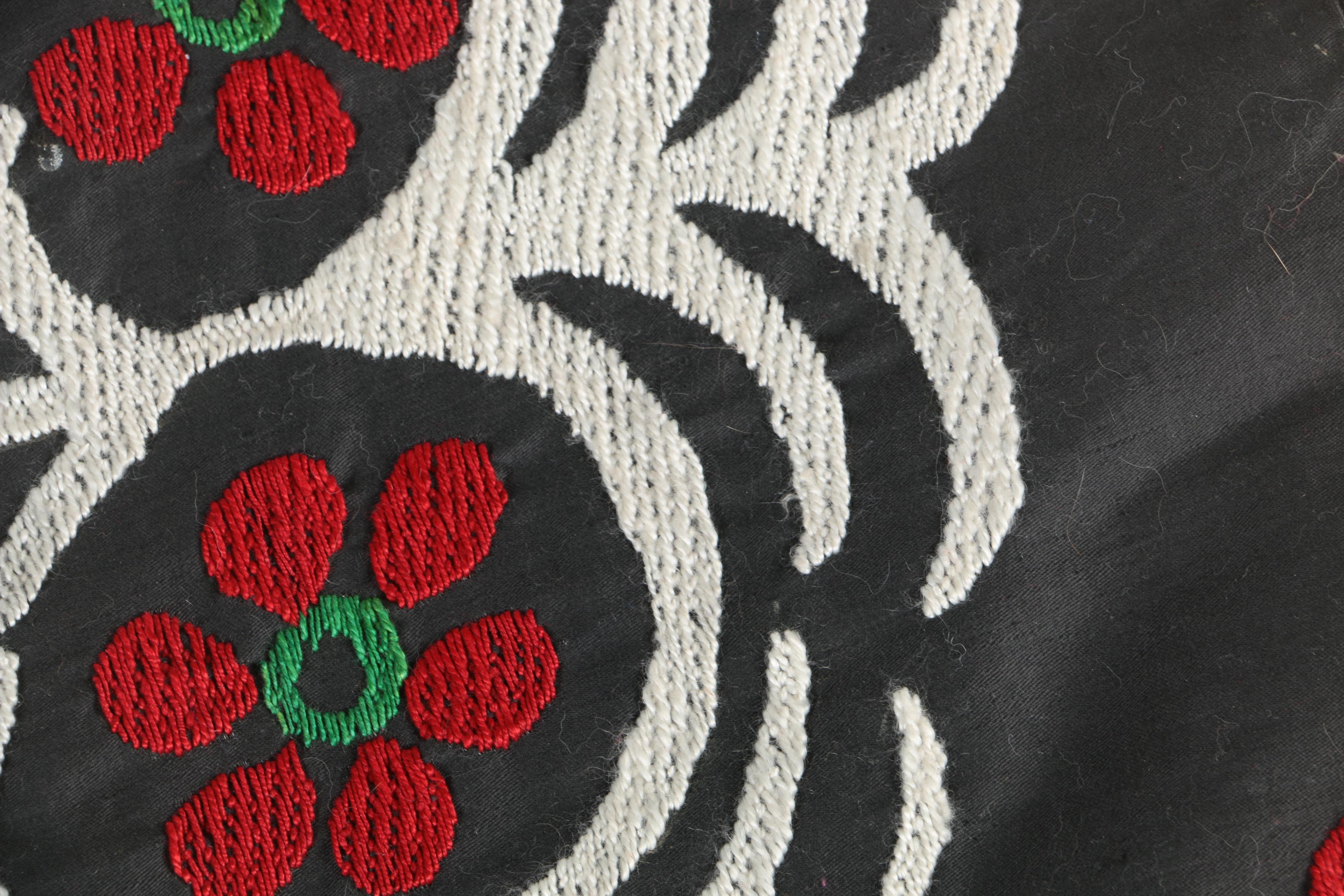 Central Asian Handmade "Suzani" Embroidered Textile