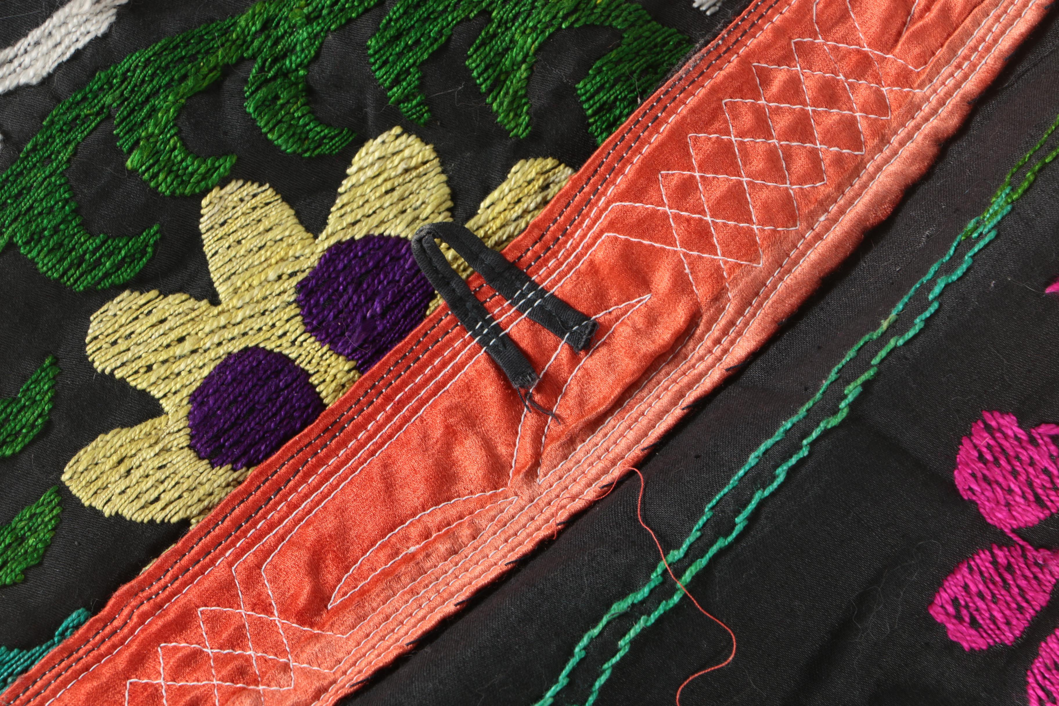 Central Asian Handmade "Suzani" Embroidered Textile