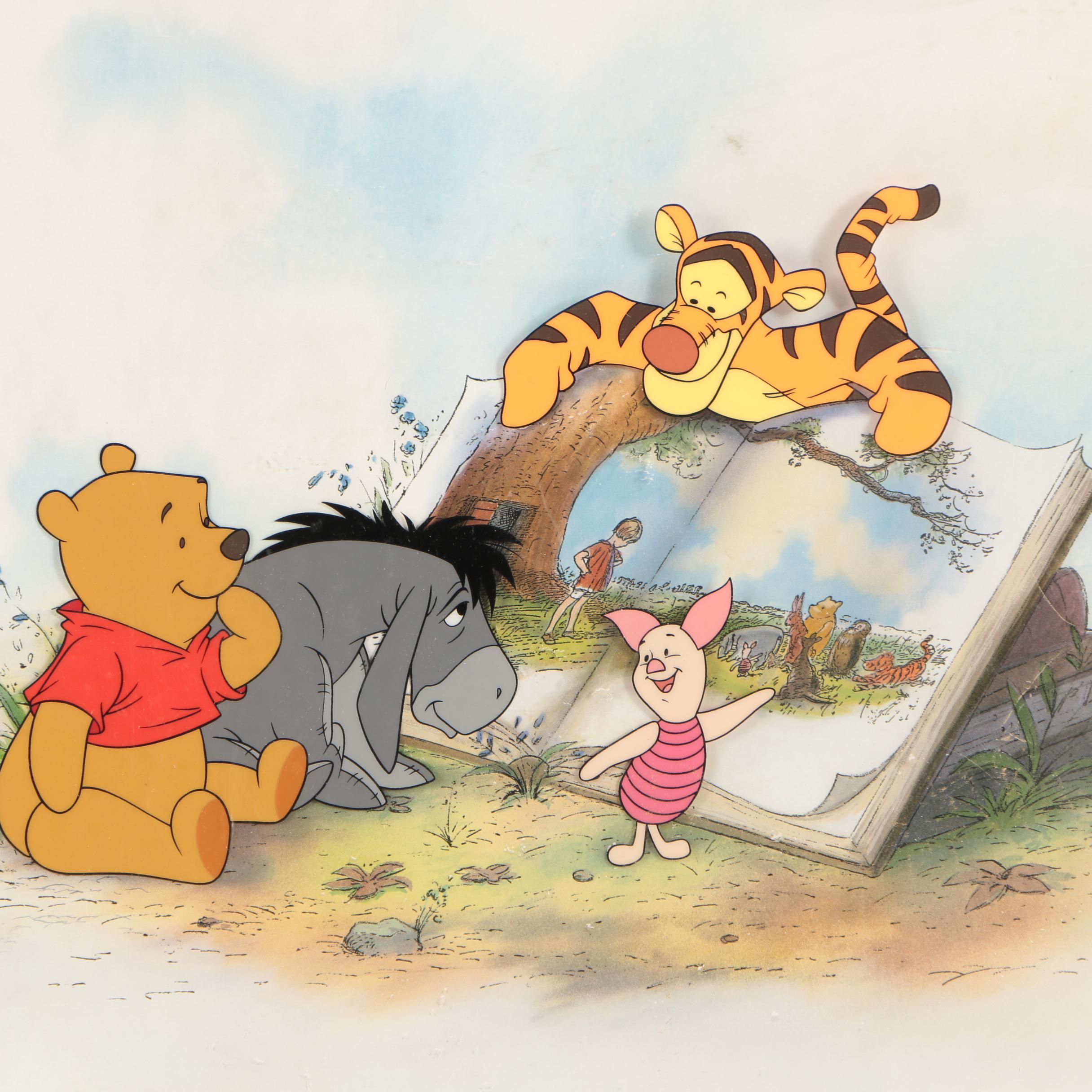 Limited Edition Walt Disney Animation Cel "Winnie the Pooh and Storytime Too"