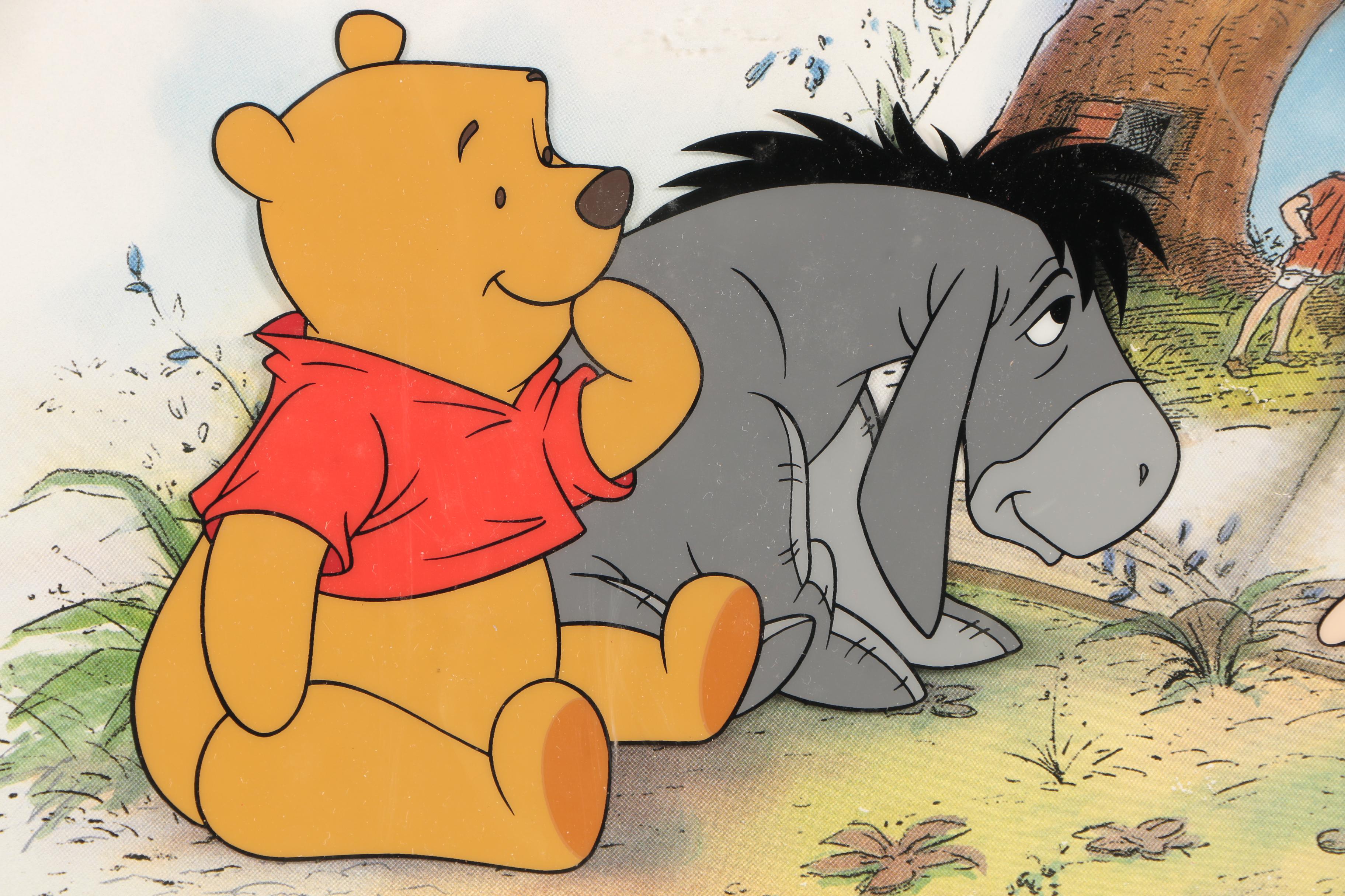 Limited Edition Walt Disney Animation Cel "Winnie the Pooh and Storytime Too"