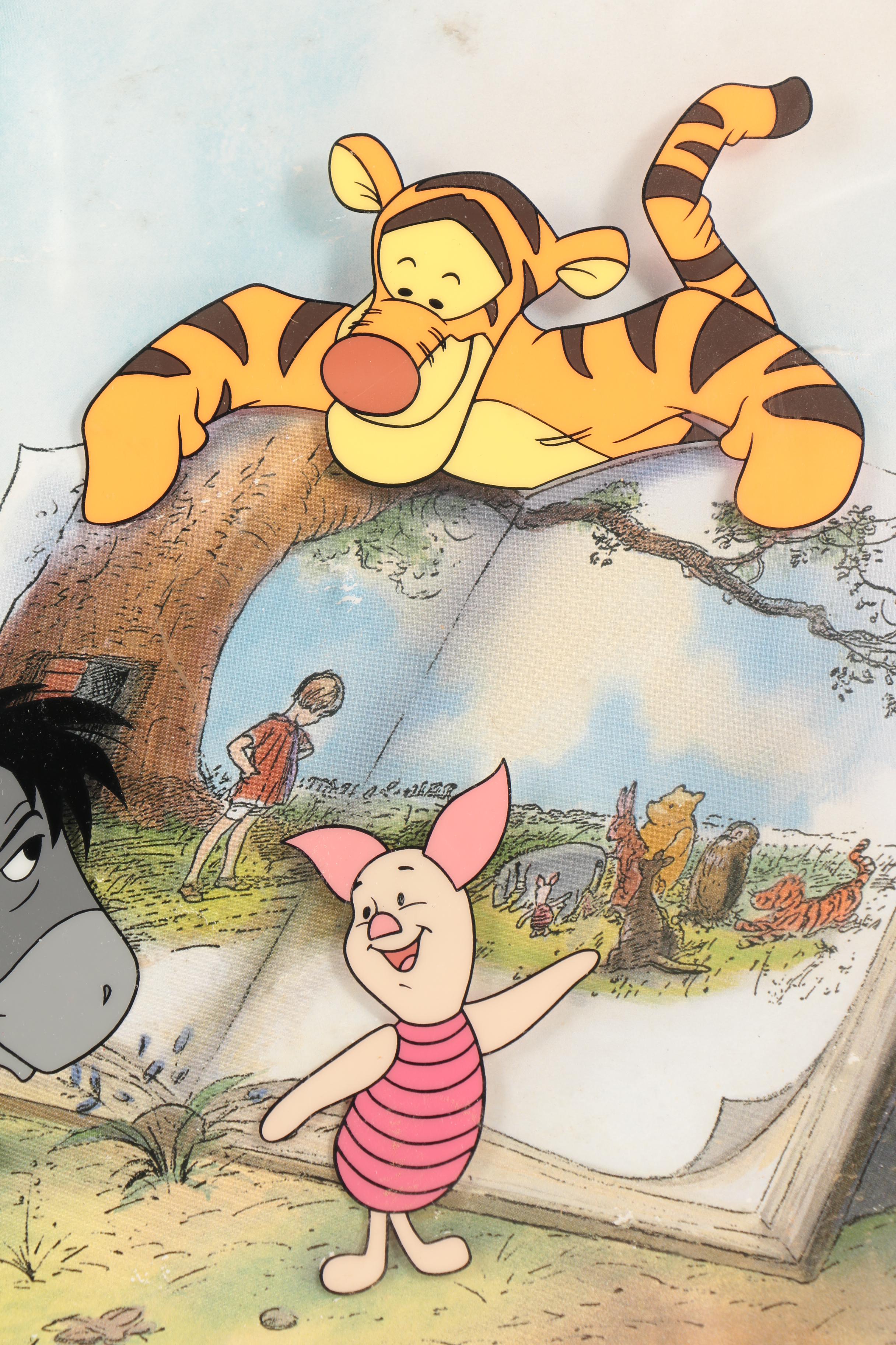 Limited Edition Walt Disney Animation Cel "Winnie the Pooh and Storytime Too"