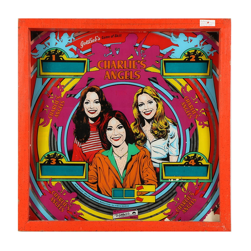 "Charlie's Angels" Pinball Machine Repurposed Decor