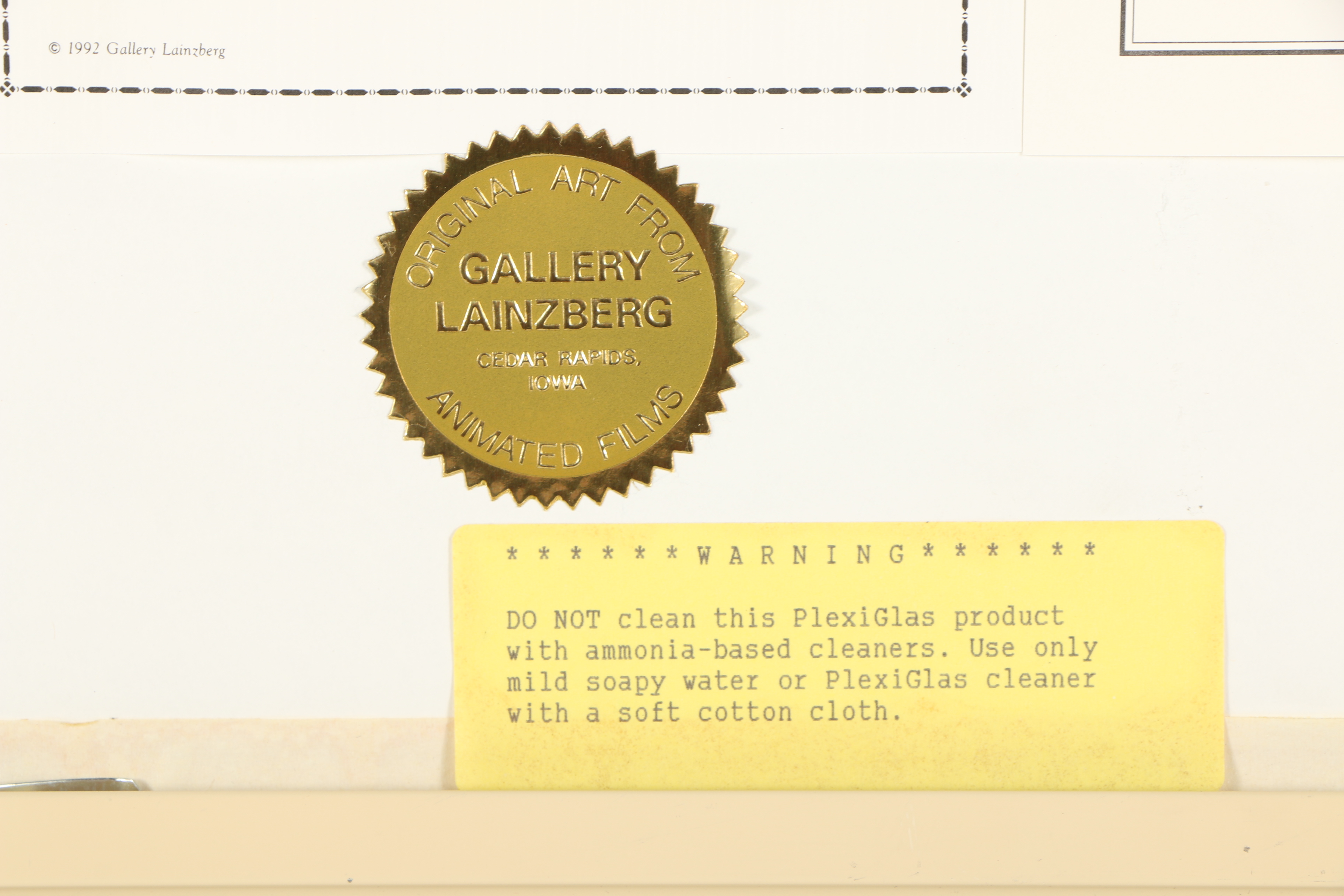 Limited Edition Disney Animation Cels of Snow White and "Cinderella's Dream"