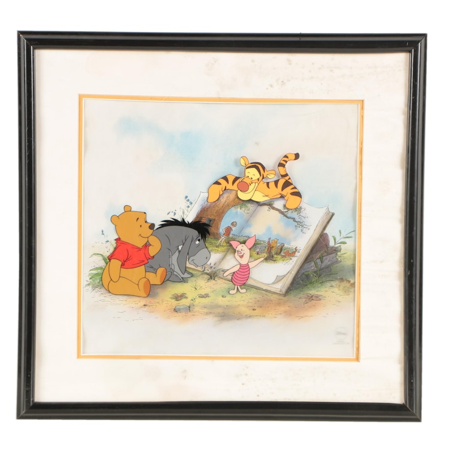 Limited Edition Walt Disney Animation Cel "Winnie the Pooh and Storytime Too"