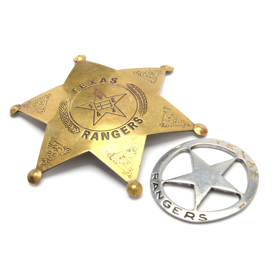 Texas Ranger Replica Badges
