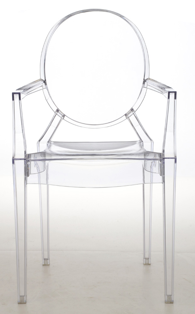 Set of Modern "Ghost" Style Chairs