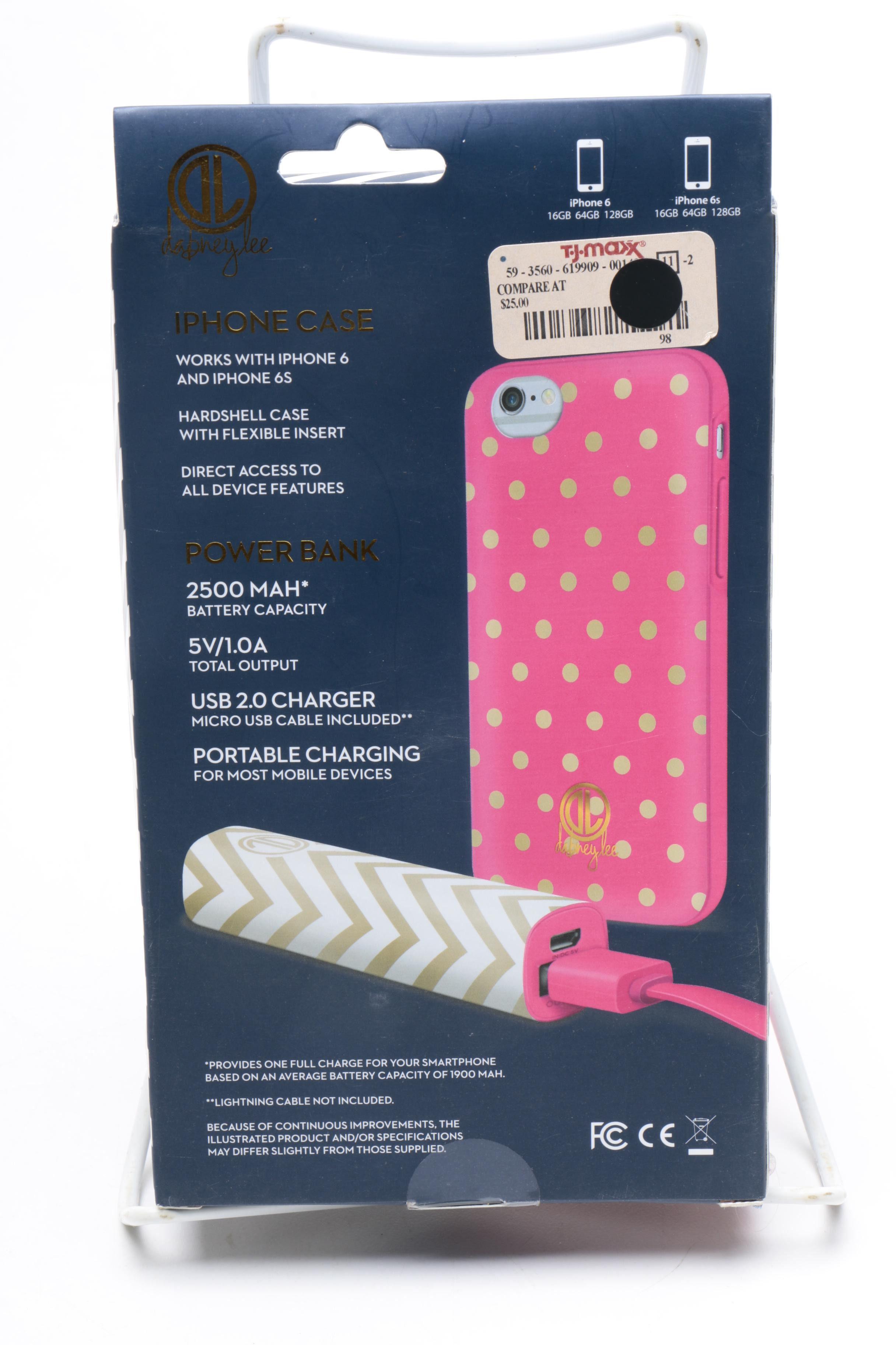 Dabney Lee iPhone 6/6s Case and Power Bank with Kate Spade iPhone 5/5s Case