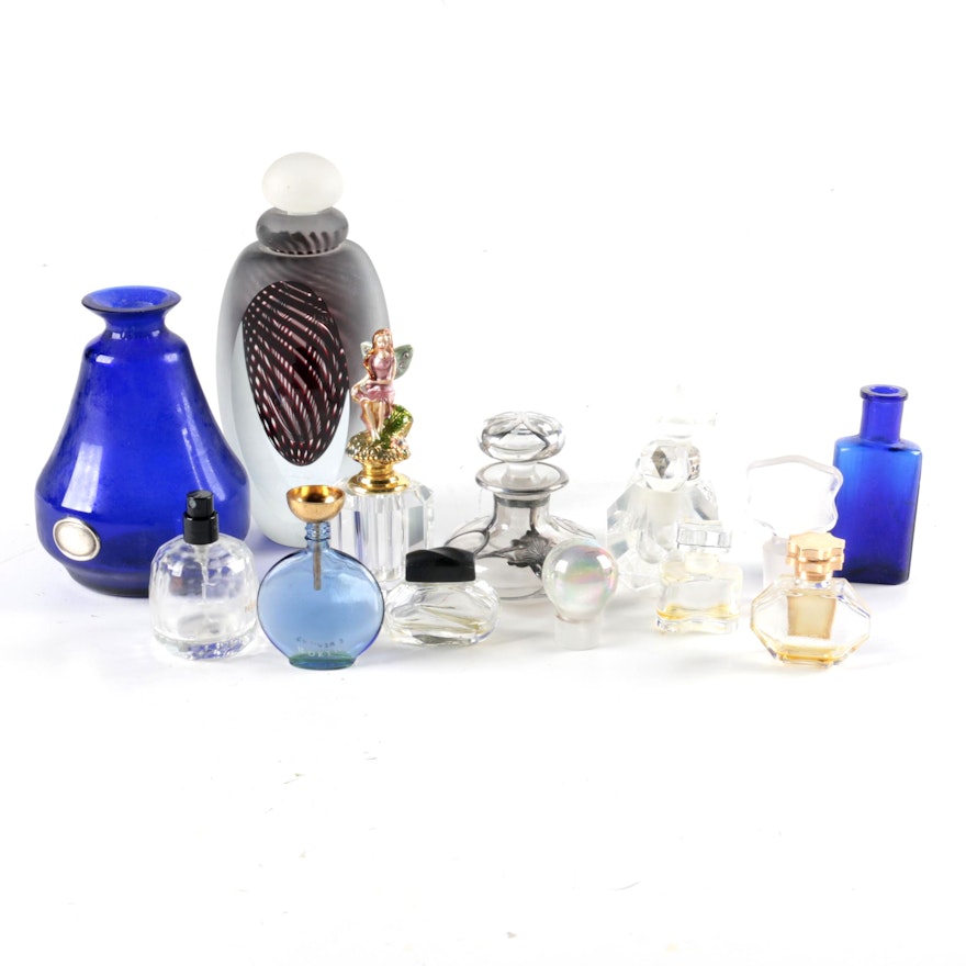 Perfume and Vanity Bottles Including Art Glass