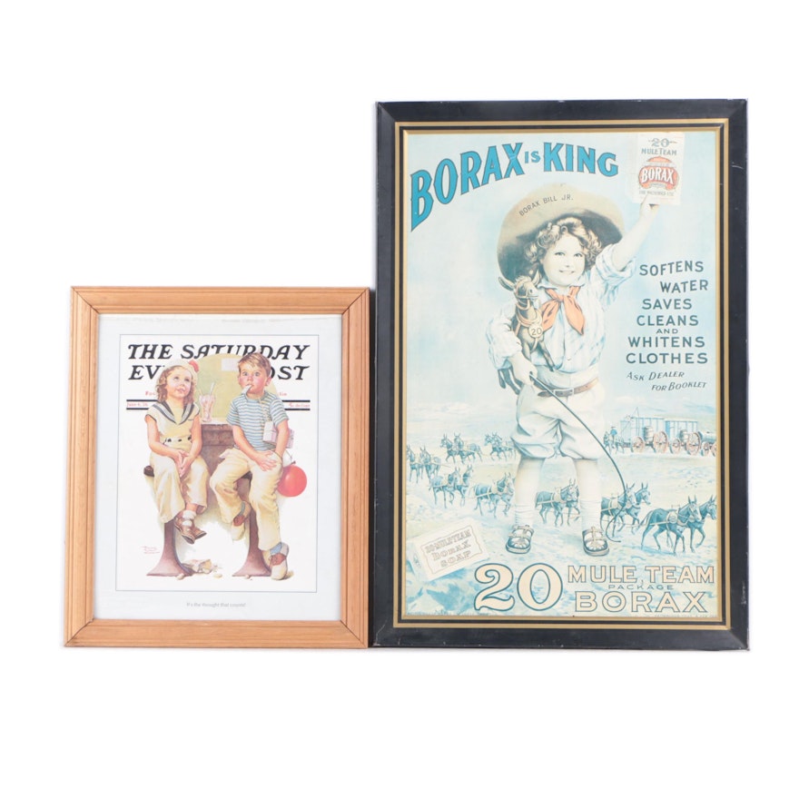 Pair of Offset Lithograph Prints