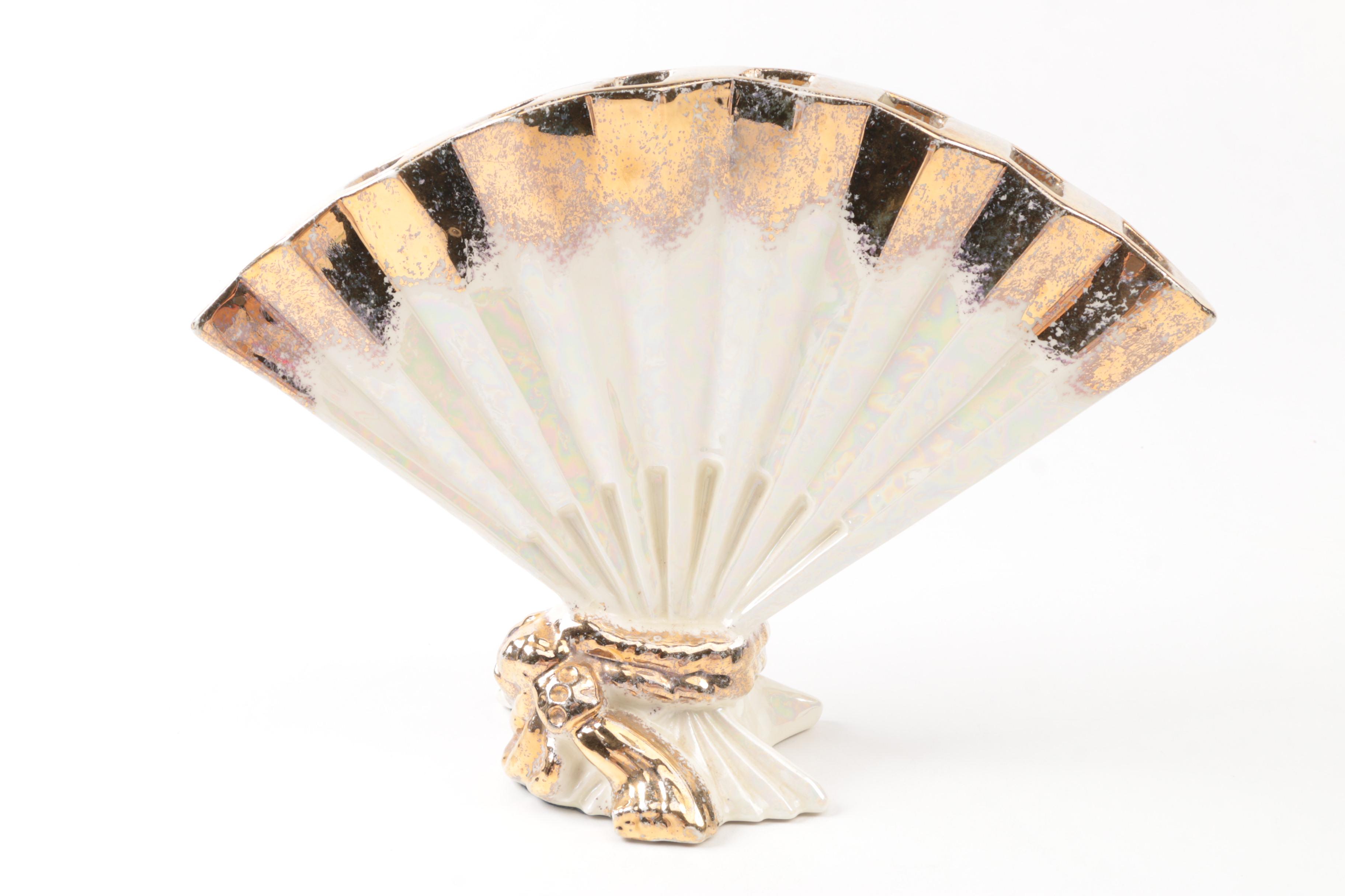 Ceramic Vintage Vases and Small Dish