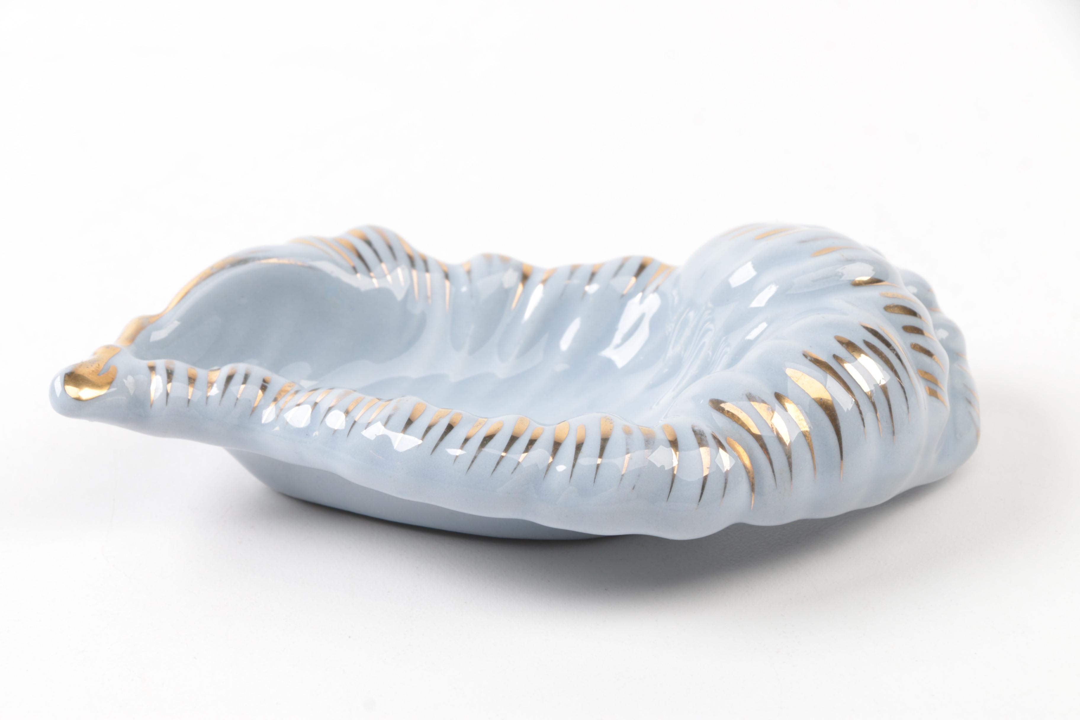 Ceramic Vintage Vases and Small Dish