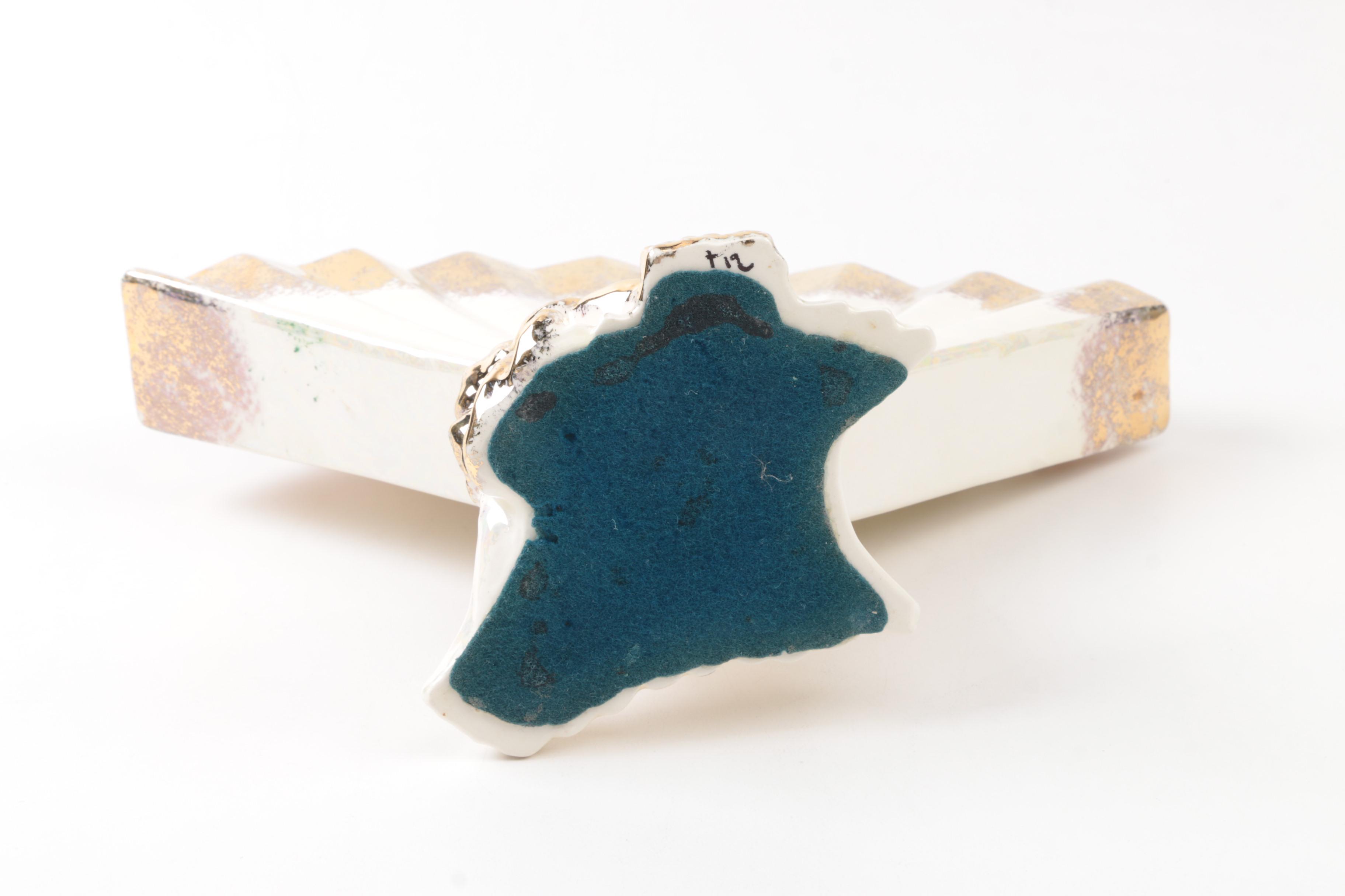 Ceramic Vintage Vases and Small Dish