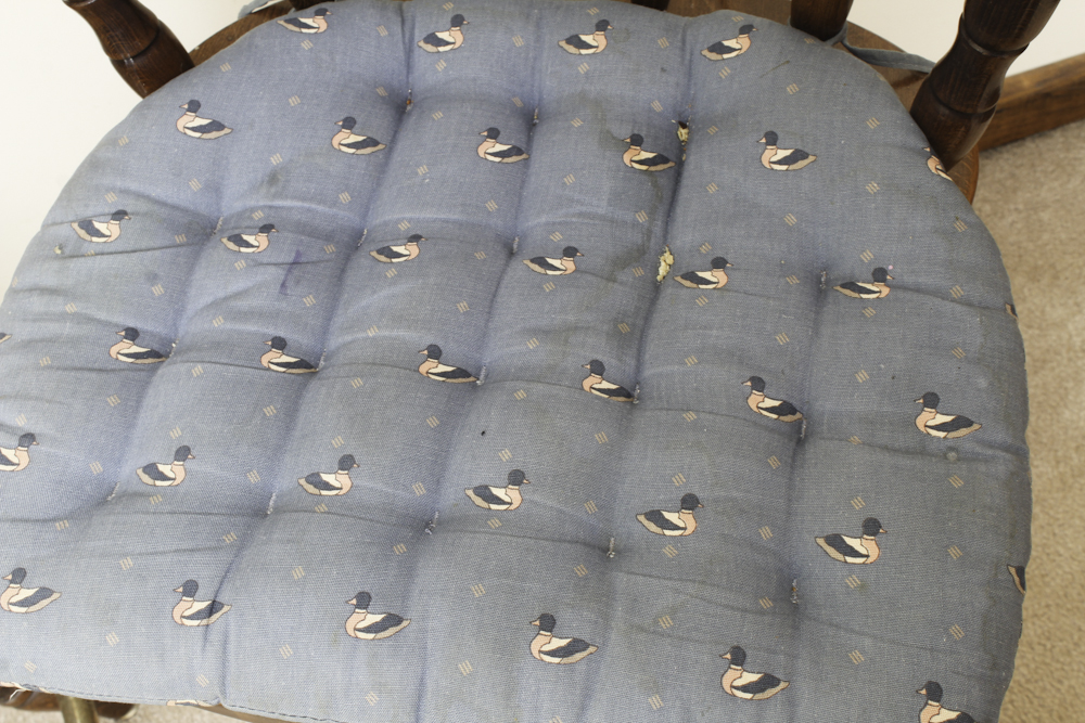 Pair of Vintage Windsor Style Counter Stools