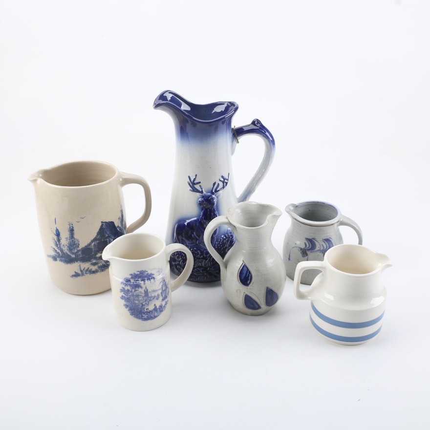Ceramic and Art Pottery Pitchers