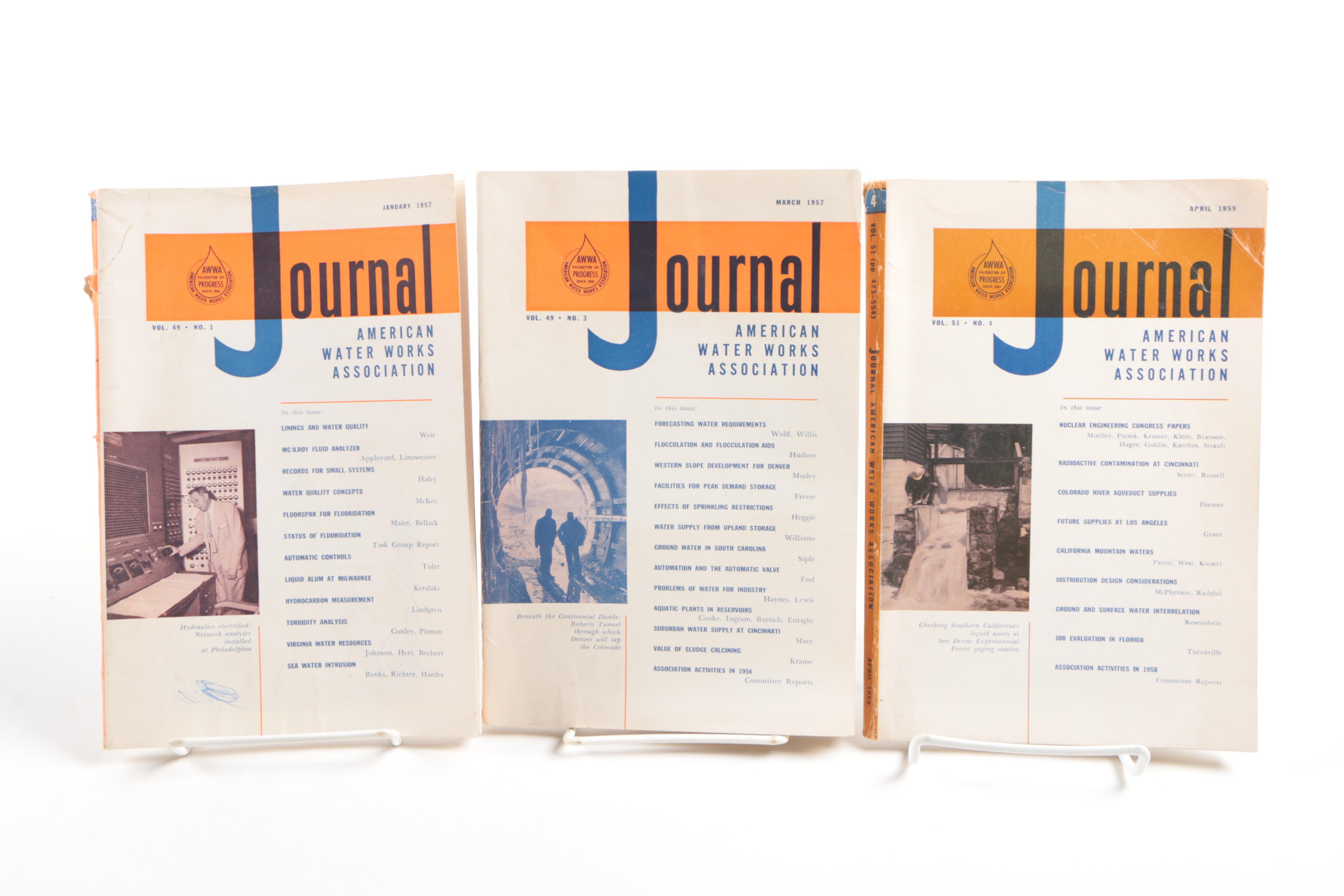 Assortment of Water & Sewage Engineering Books and Journals