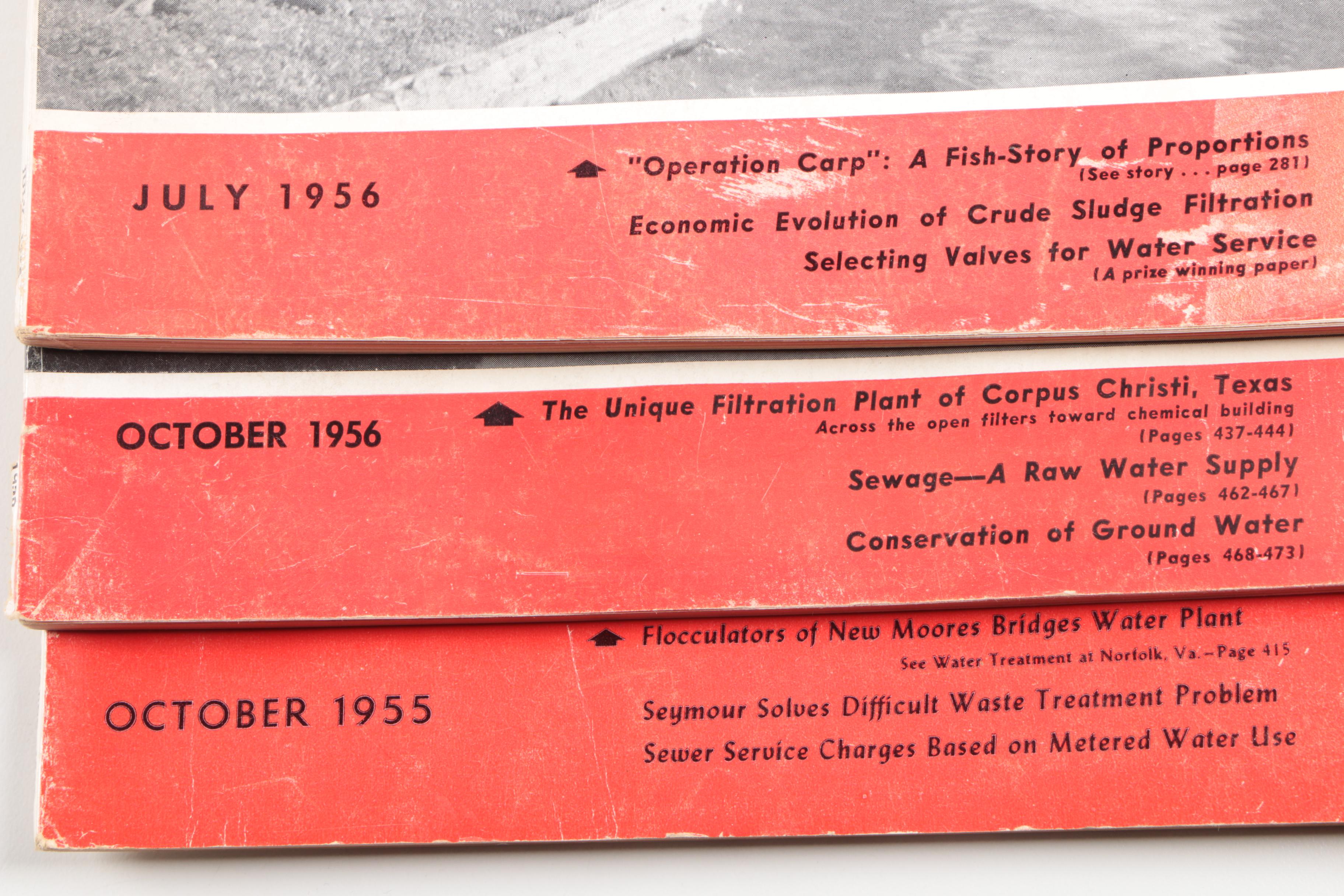 Assortment of Water & Sewage Engineering Books and Journals