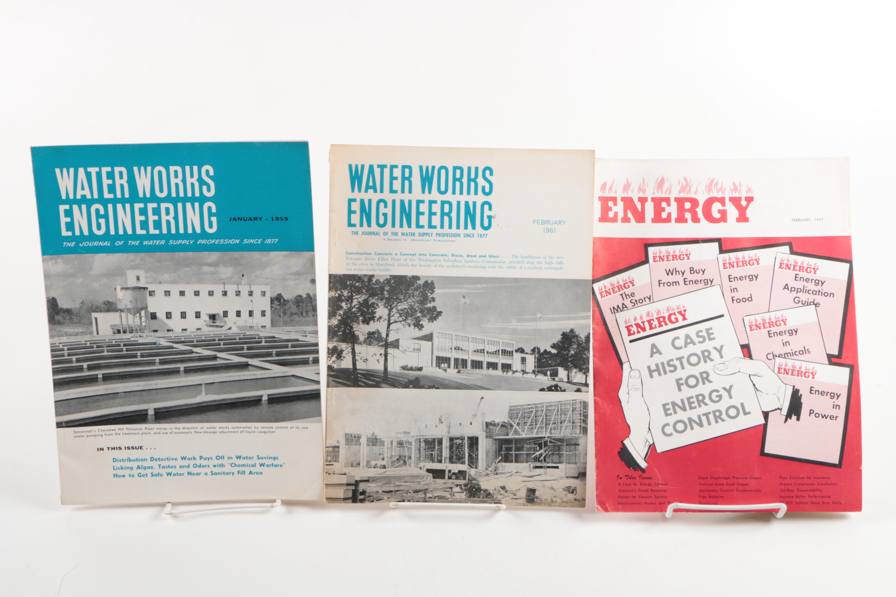 Assortment of Water & Sewage Engineering Books and Journals