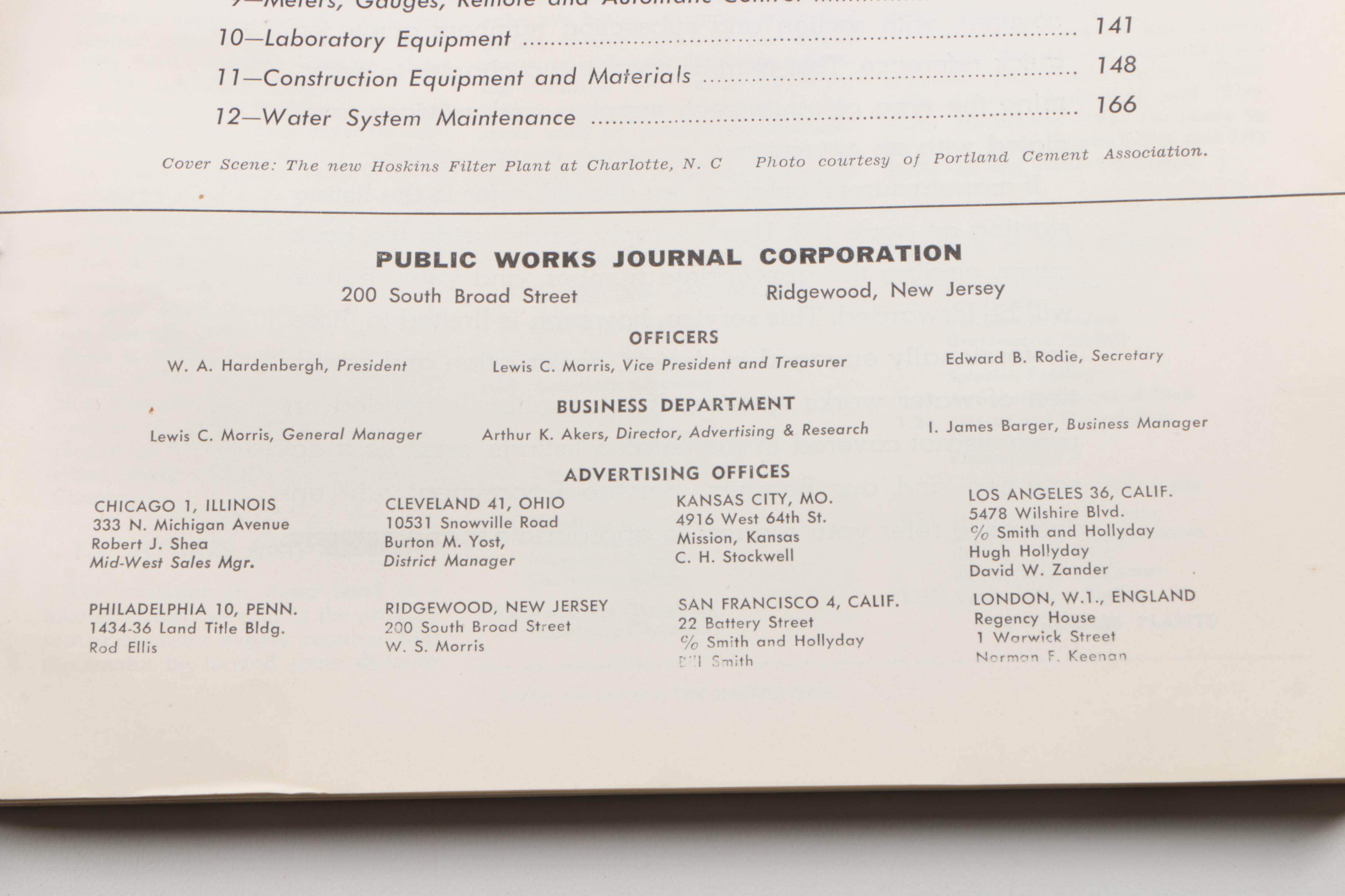 Assortment of Water & Sewage Engineering Books and Journals