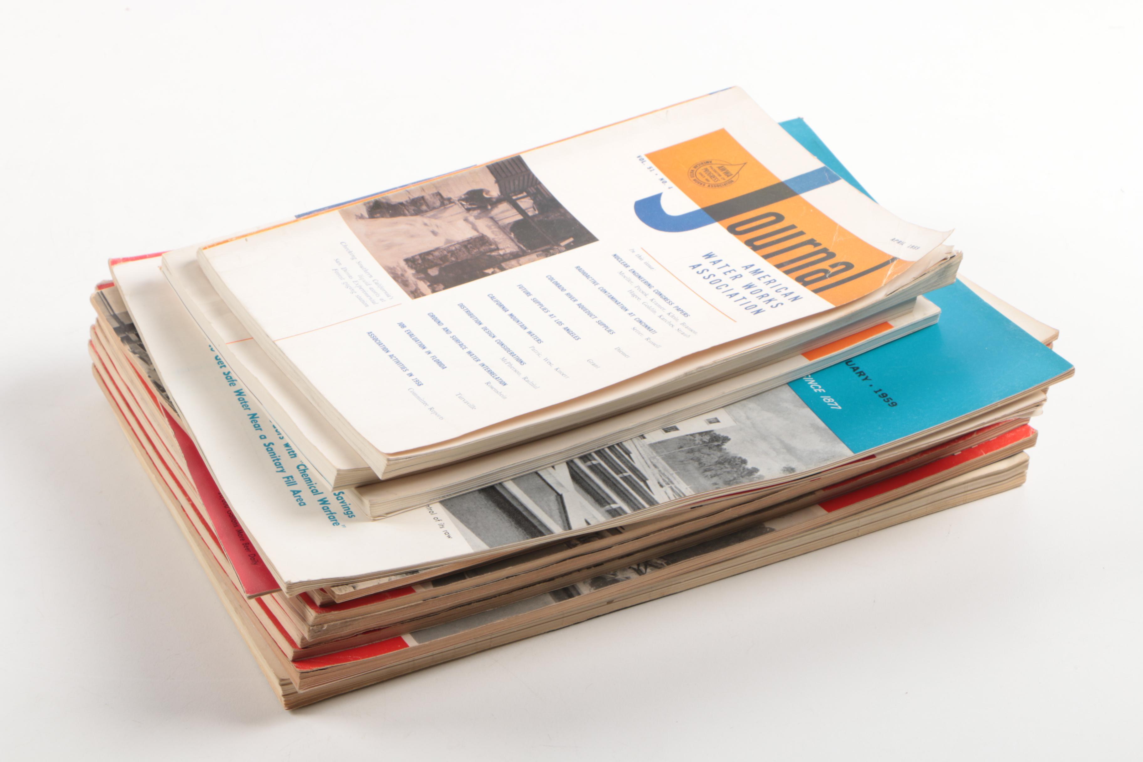 Assortment of Water & Sewage Engineering Books and Journals