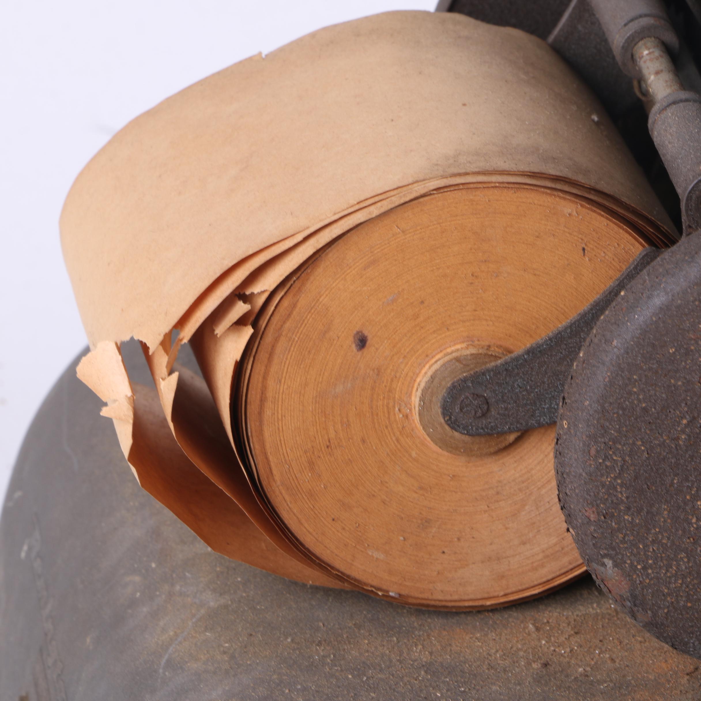 Vintage Remington Rand Adding Machine with Curtiss-Wright Industrial Tags