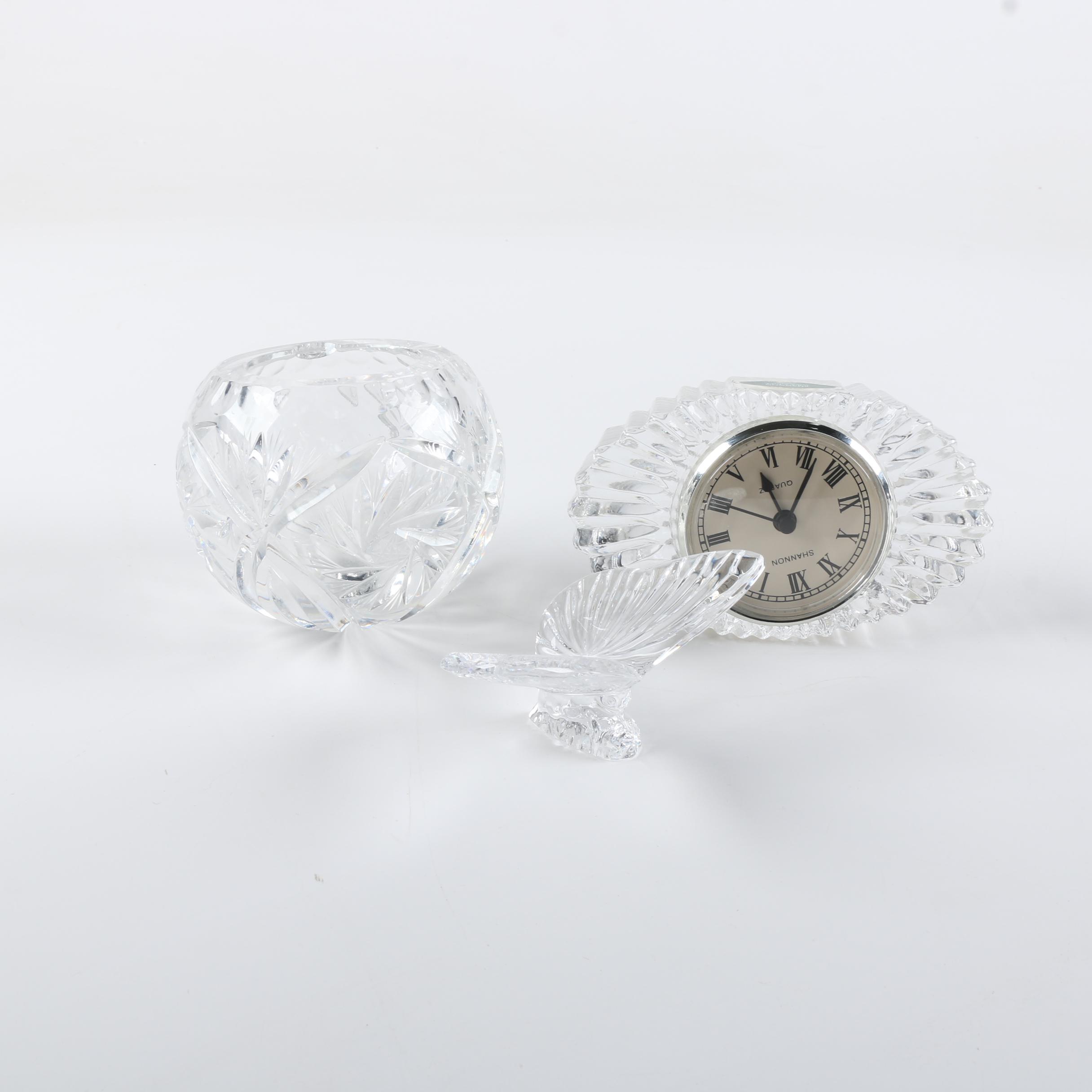 Crystal Decor Featuring Shannon Clock