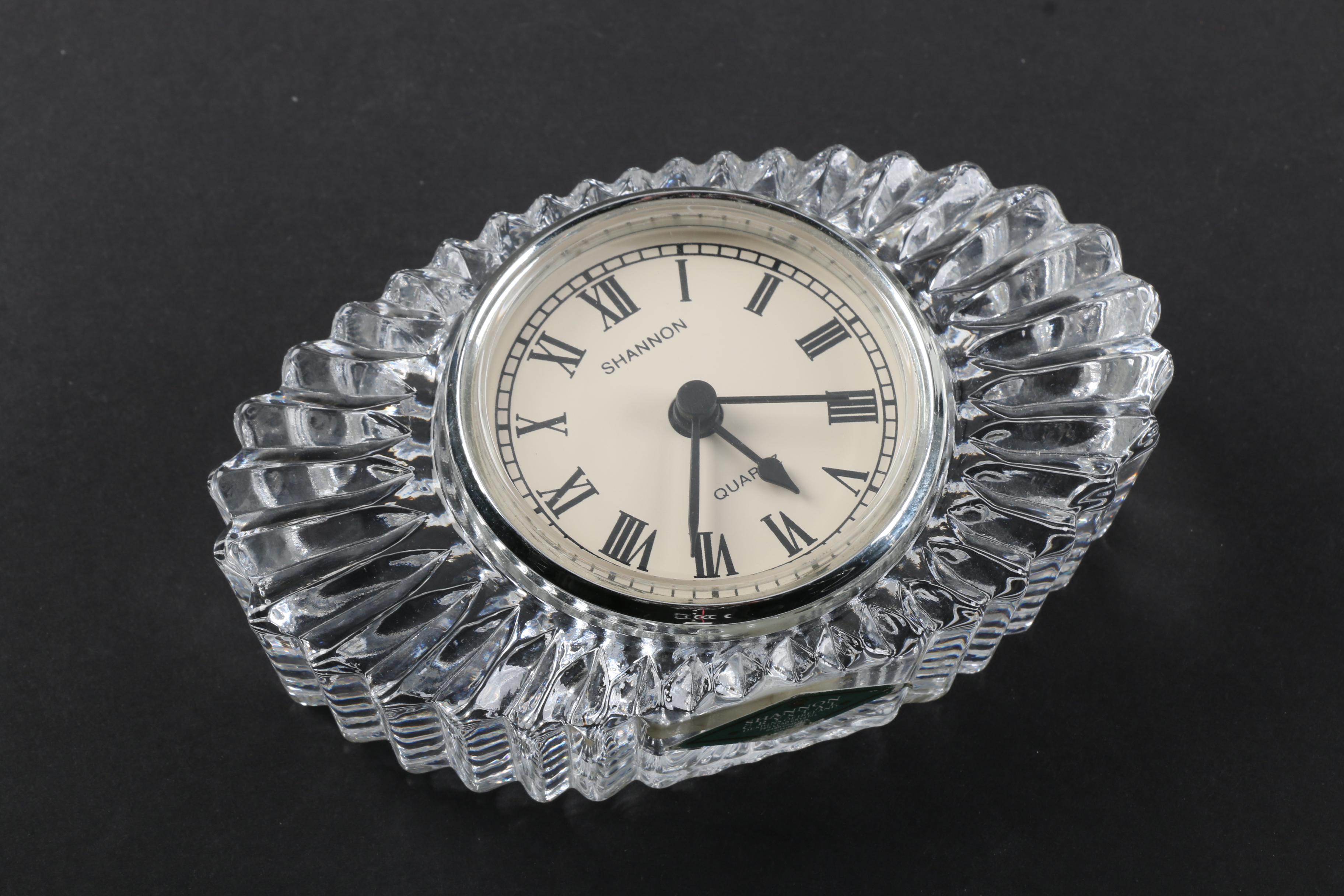 Crystal Decor Featuring Shannon Clock