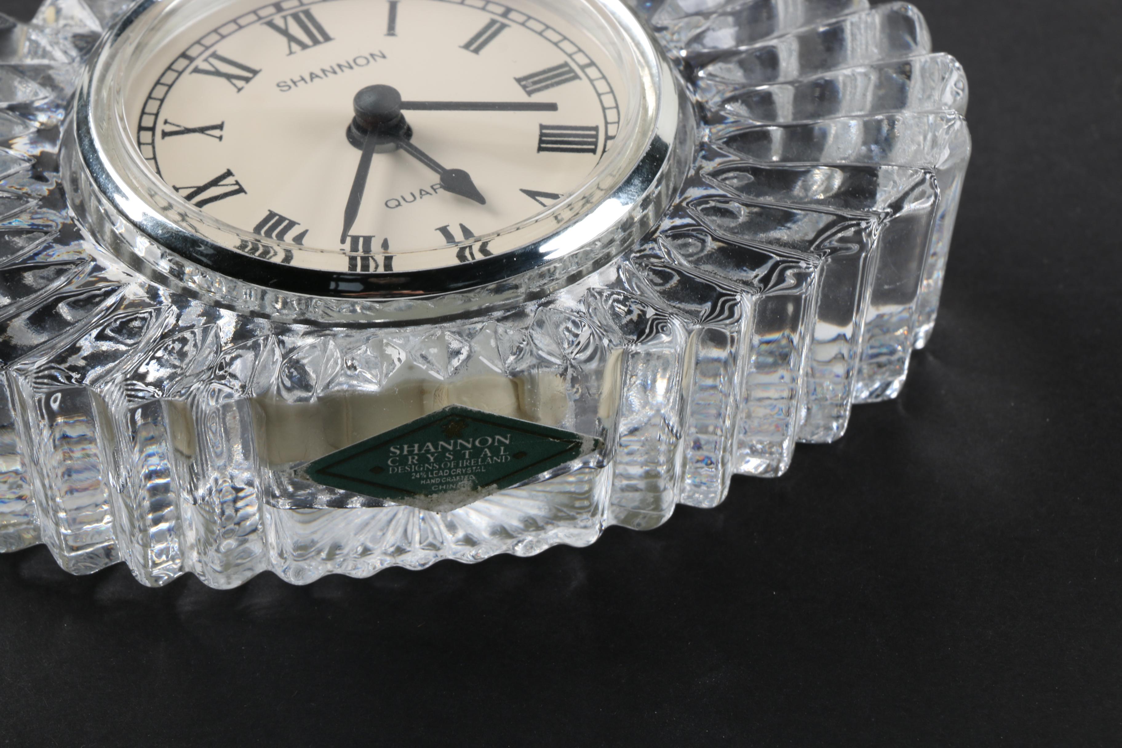 Crystal Decor Featuring Shannon Clock