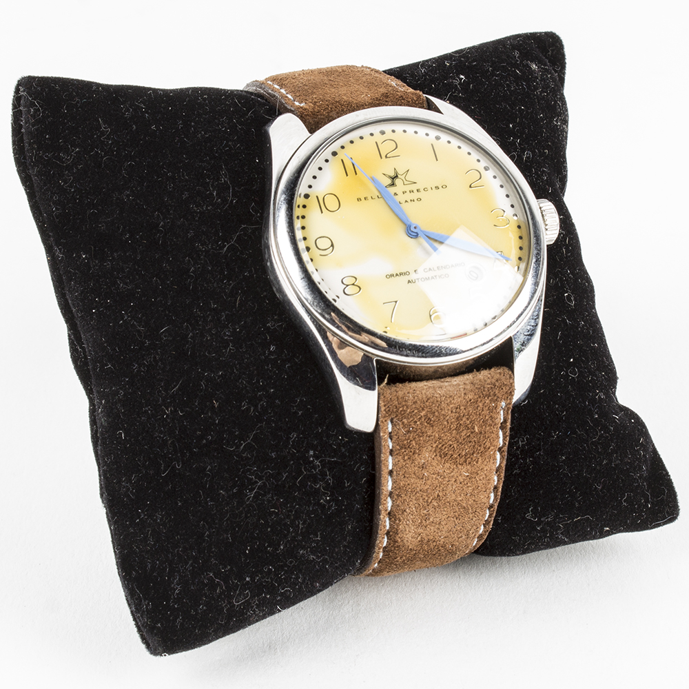 Bello & Preciso Watch with Camoscio Leather Bracelet