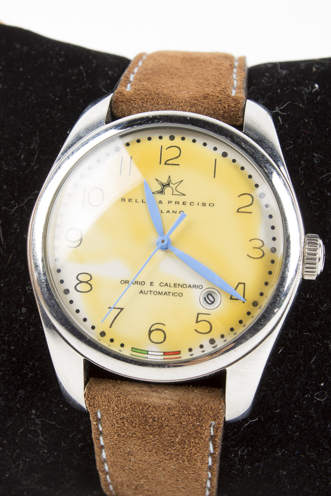 Bello & Preciso Watch with Camoscio Leather Bracelet