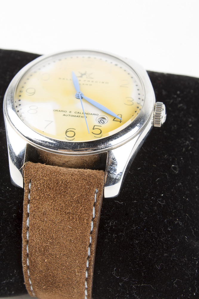 Bello & Preciso Watch with Camoscio Leather Bracelet