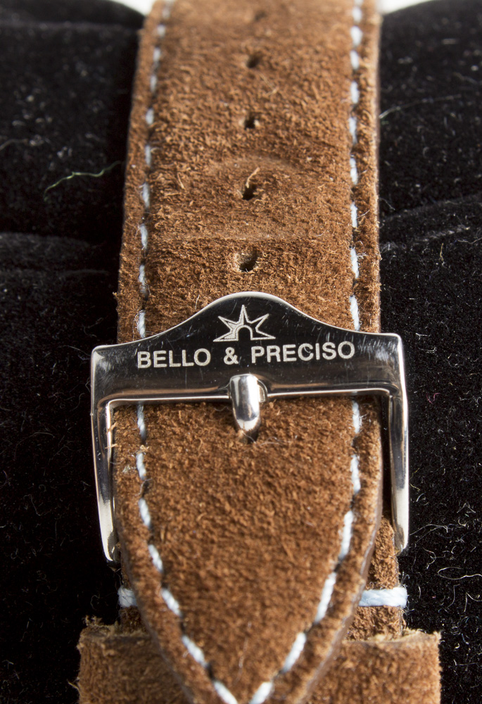 Bello & Preciso Watch with Camoscio Leather Bracelet