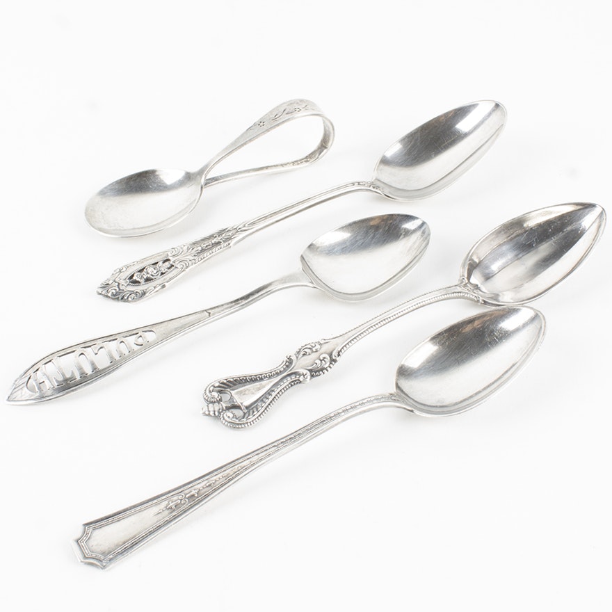 Towle "Old Colonial" and Other Sterling Silver Spoons