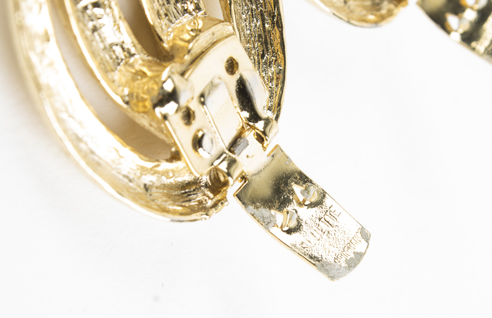 Costume Jewelry with Enamel Silver and Gold Tone Finish